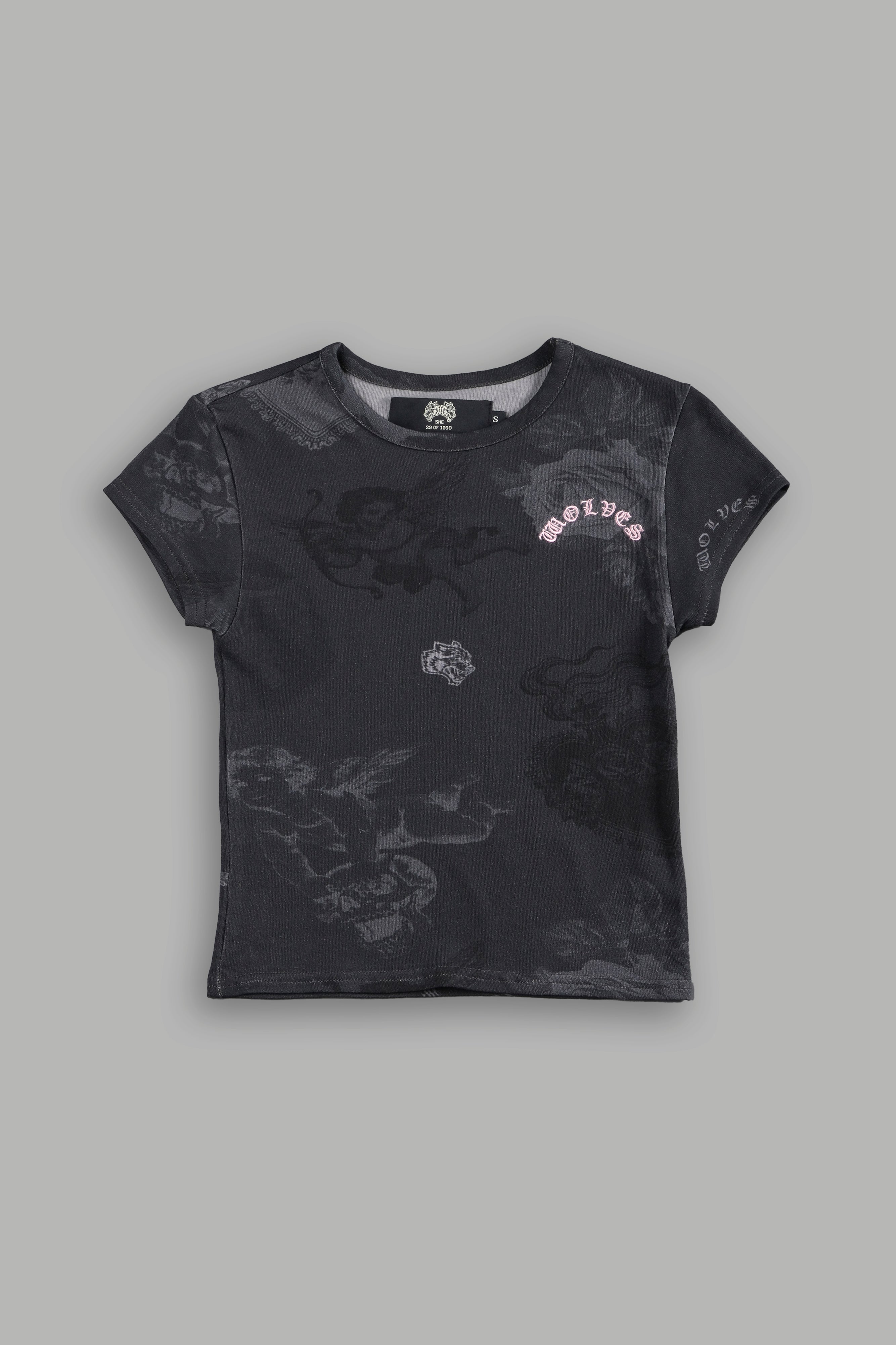 Chopper Wolf "Baby" Tee in Lobo