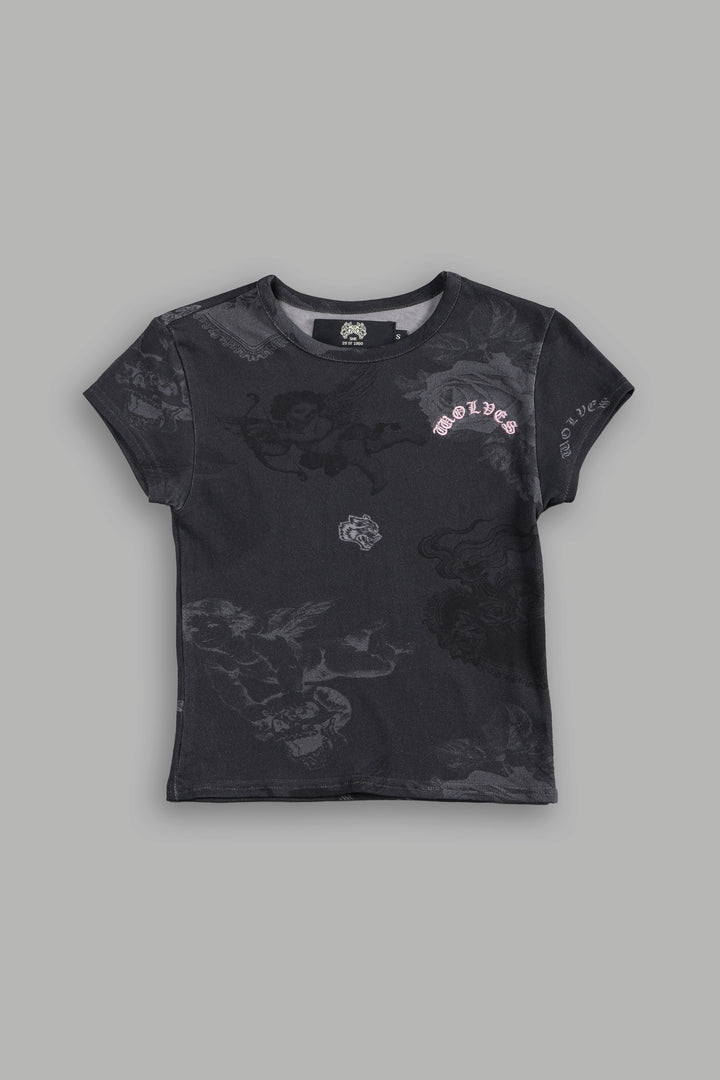 Chopper Wolf "Baby" Tee in Lobo