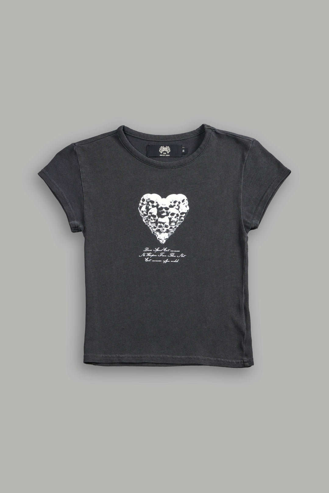 Memento Amore "Baby" Tee in Wolf Gray