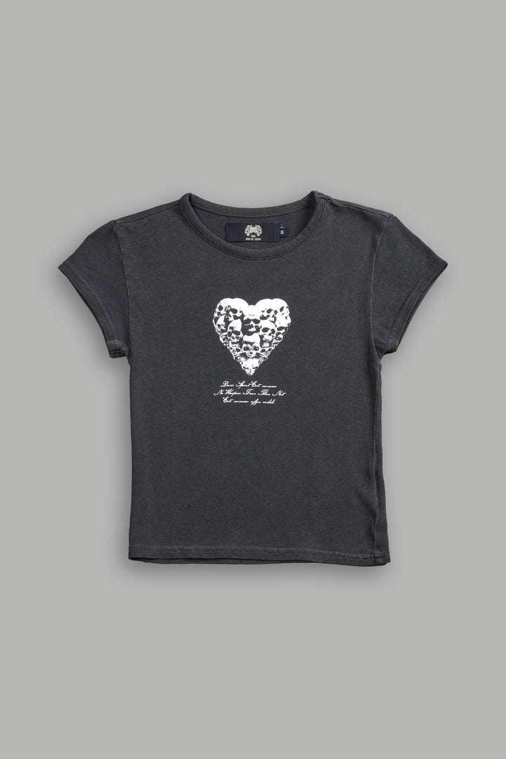 Memento Amore "Baby" Tee in Wolf Gray