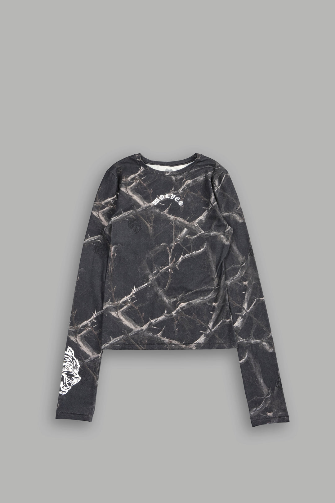 Hesh Chopper Eden Ls Tee In Darc Thorns