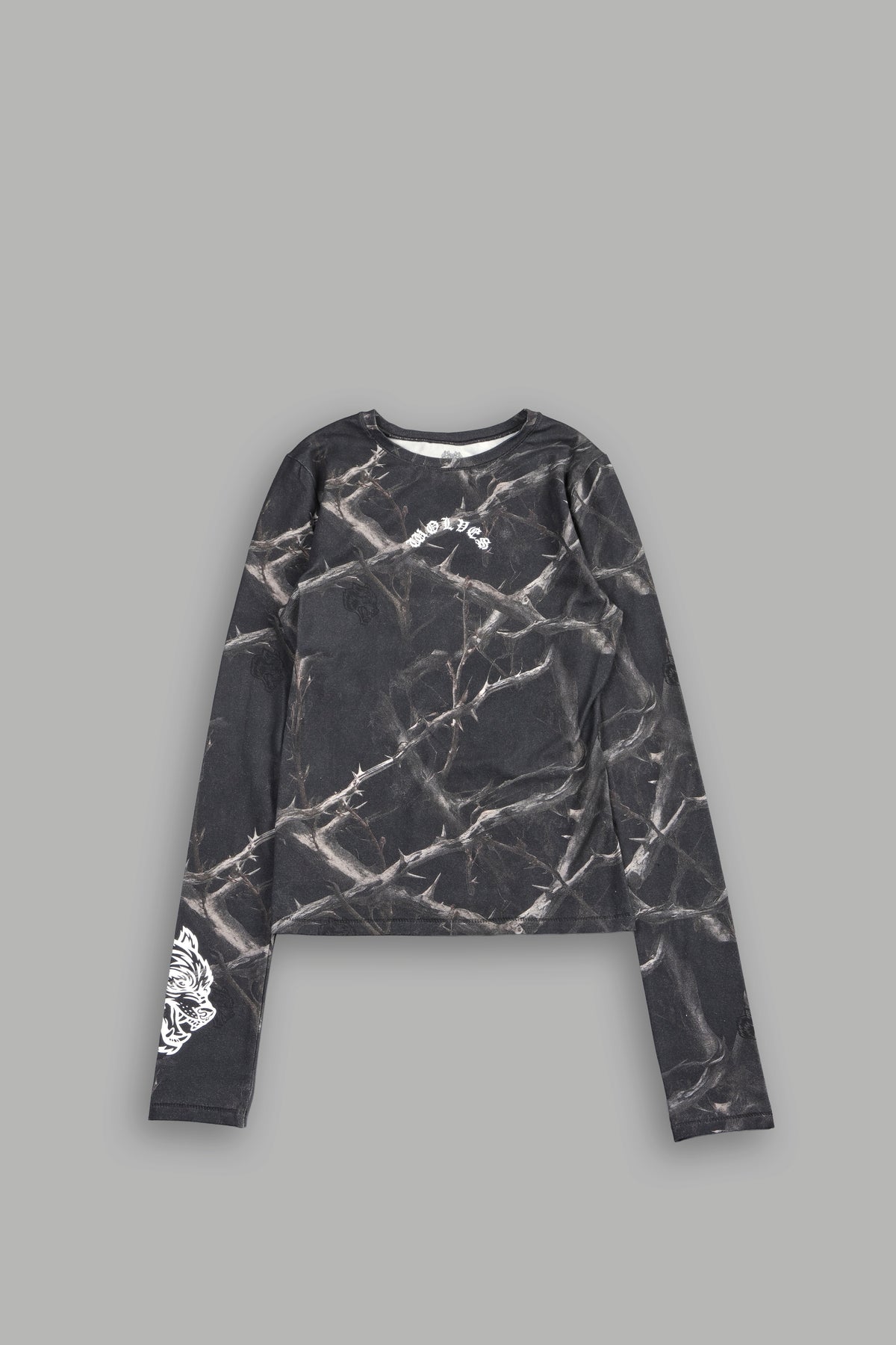 Hesh Chopper Eden Ls Tee In Darc Thorns