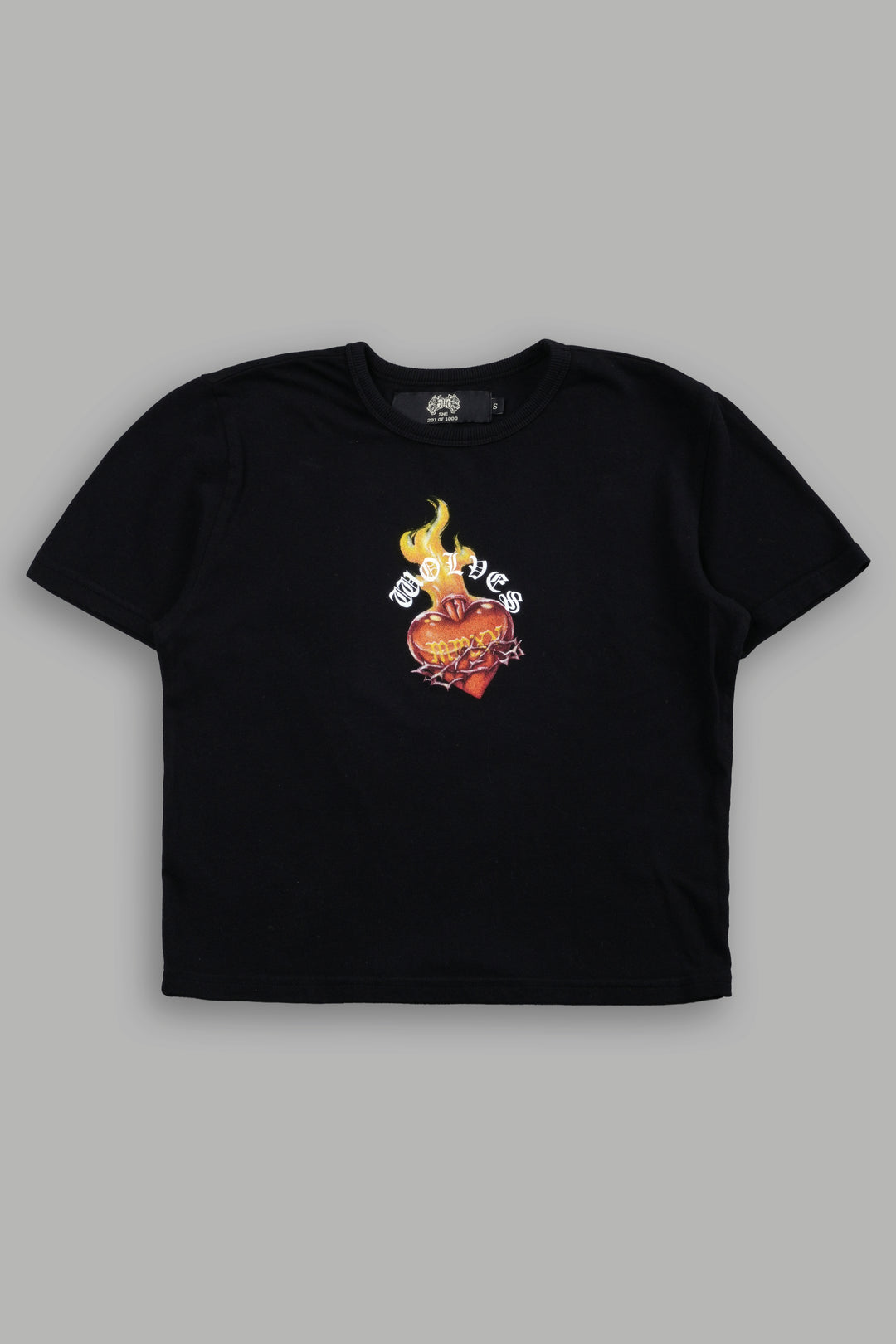 Wolf Heart of Thorns "Timeless" Tee in Black