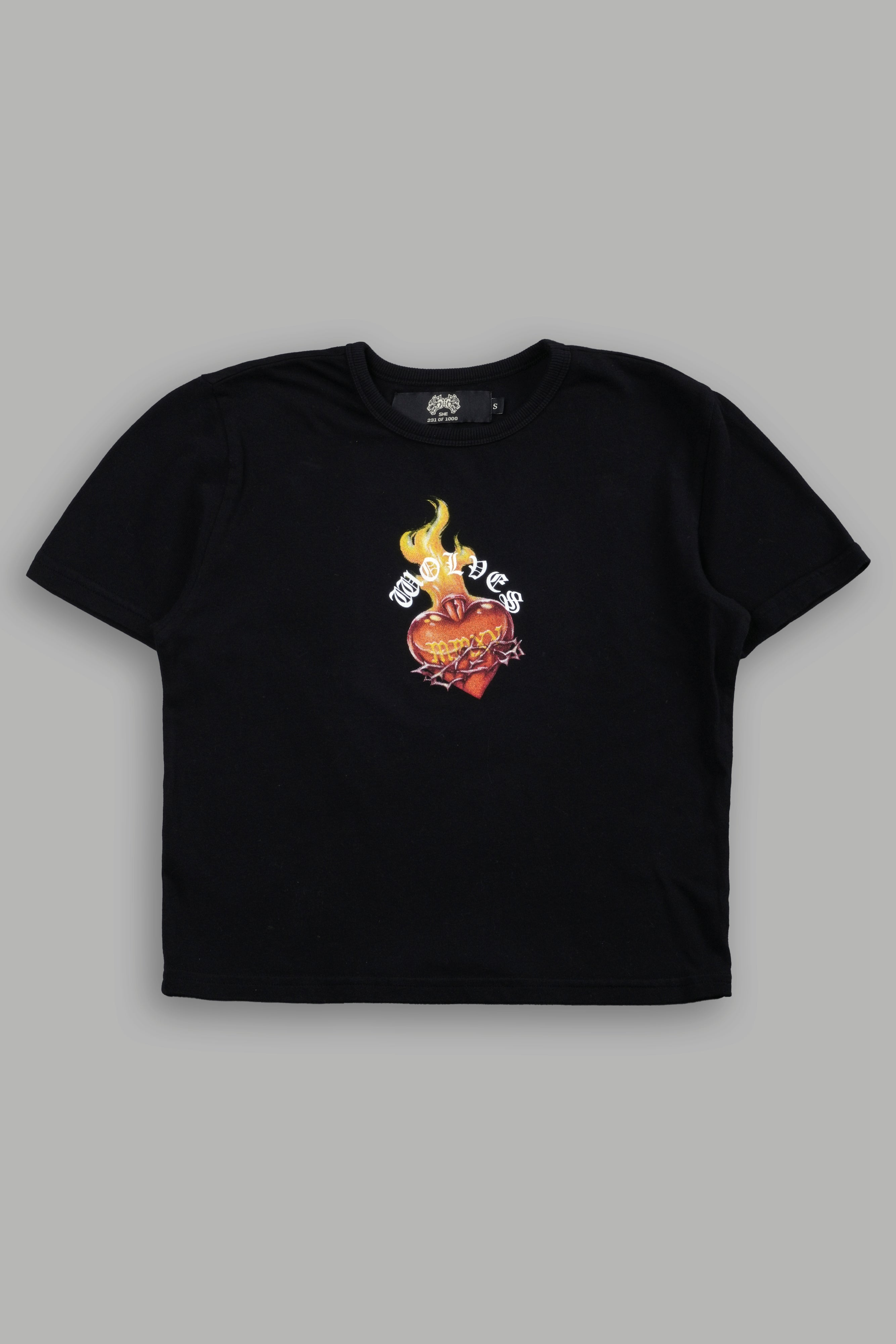 Wolf Heart of Thorns "Timeless" Tee in Black