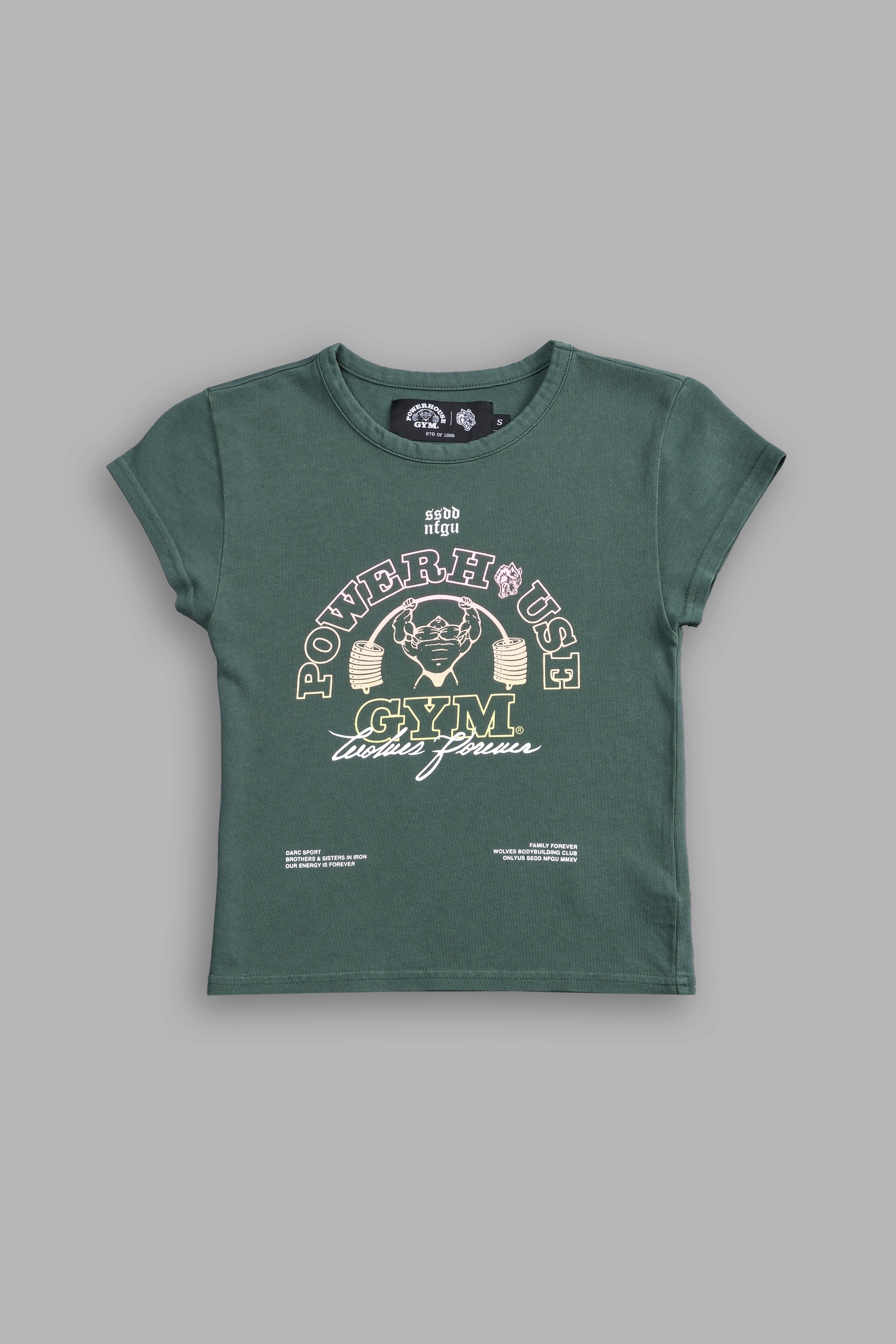 Wolves House "Baby" Tee in Norse Green