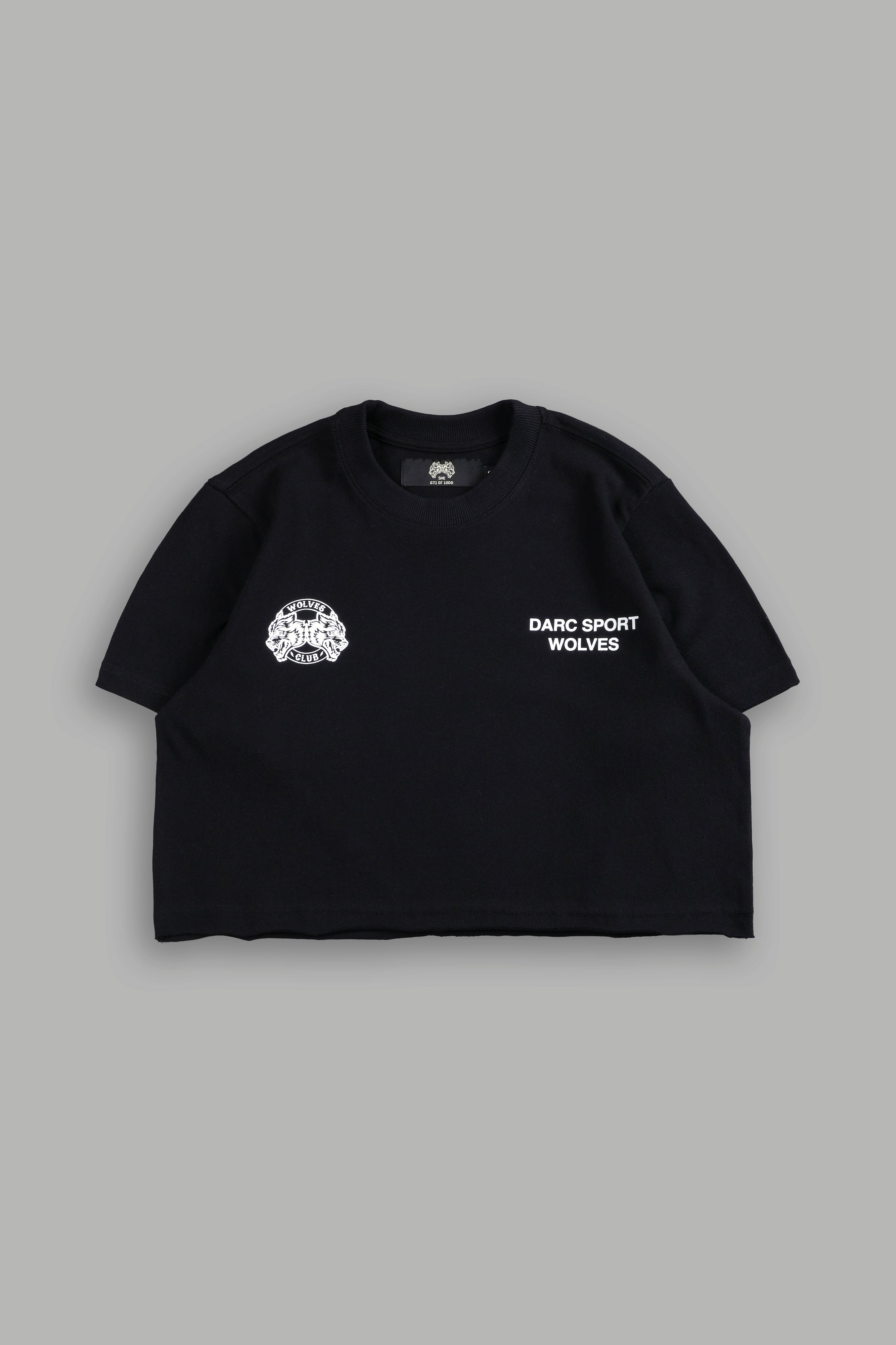 Boundless "Premium" (Cropped) Tee in Black