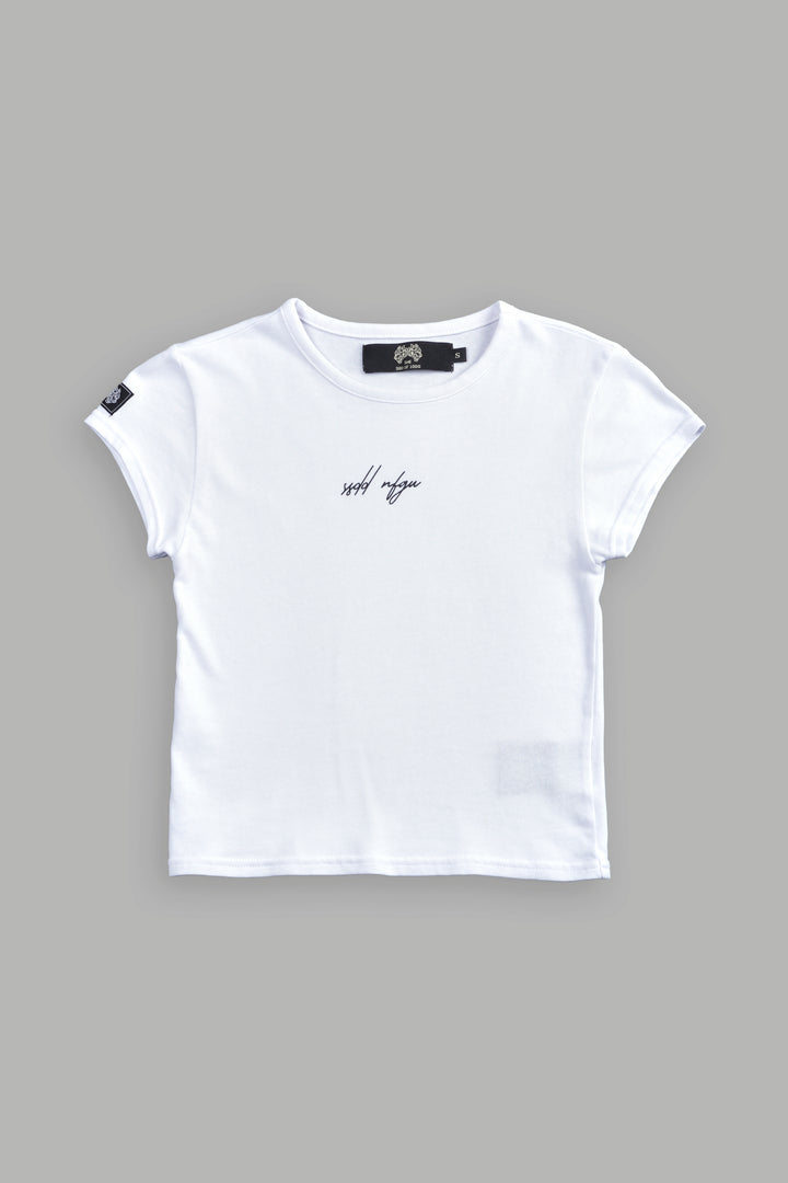 SSDD NFGU "Baby" Tee in White