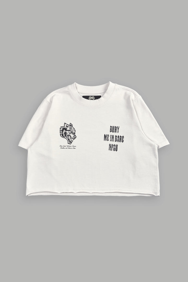 Bury Me In Darc NFGU "Premium" (Cropped) Tee in Stone