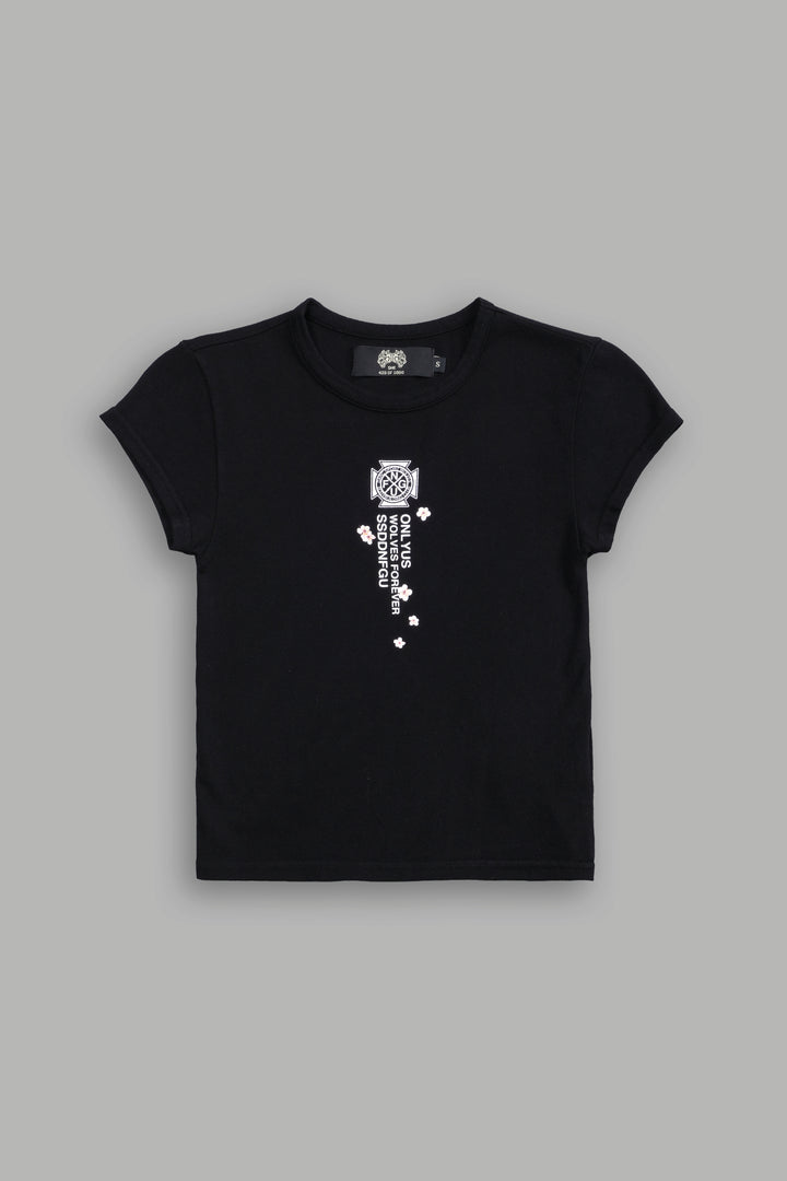 Our Story "Baby" Tee in Black