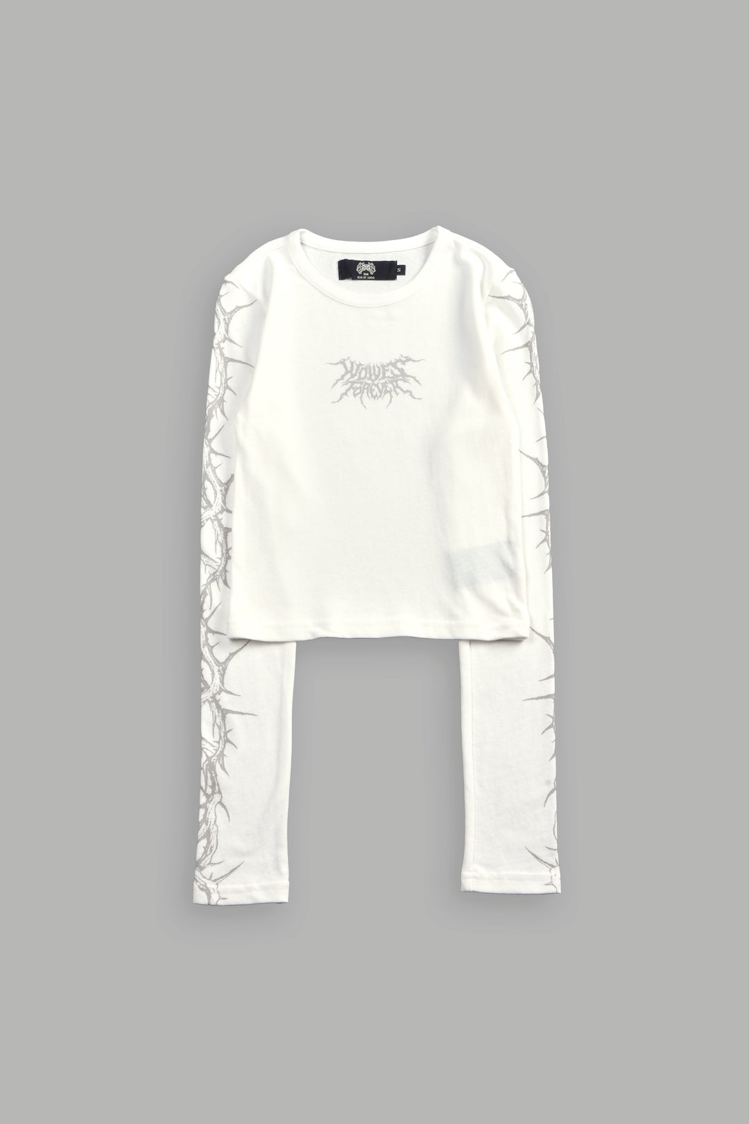 Surrounded by Thorns L/S "Baby" Tee in Cream