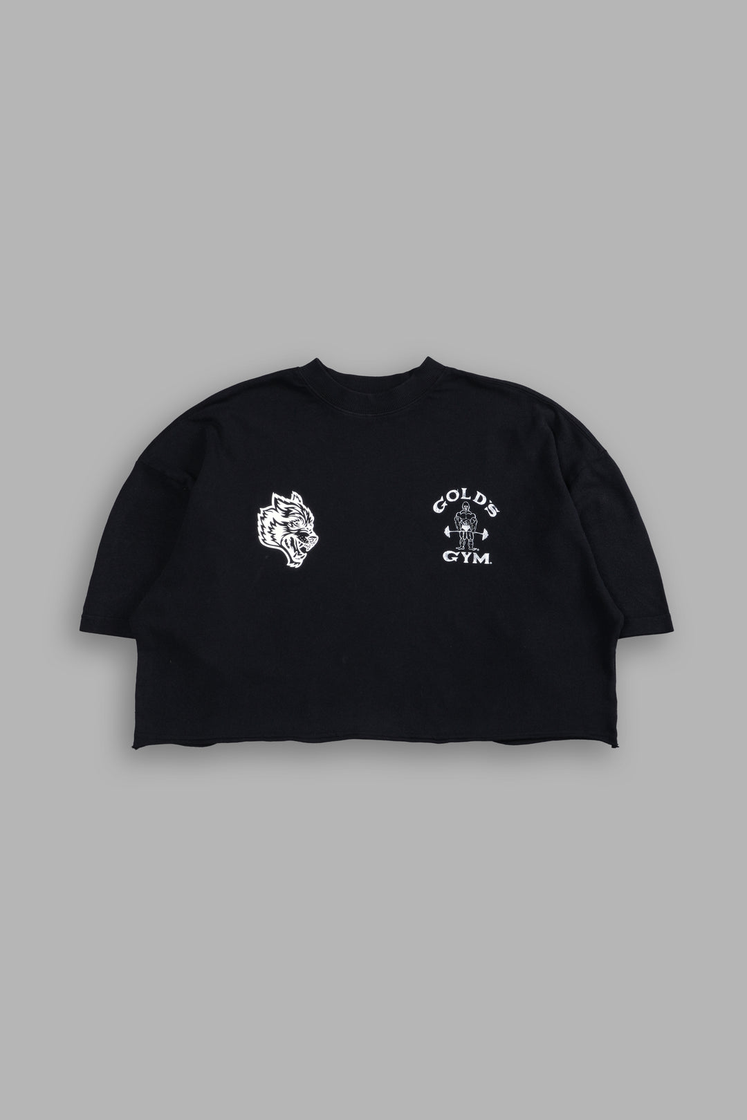 The Mecca "Premium" Oversized (Cropped) Tee in Black