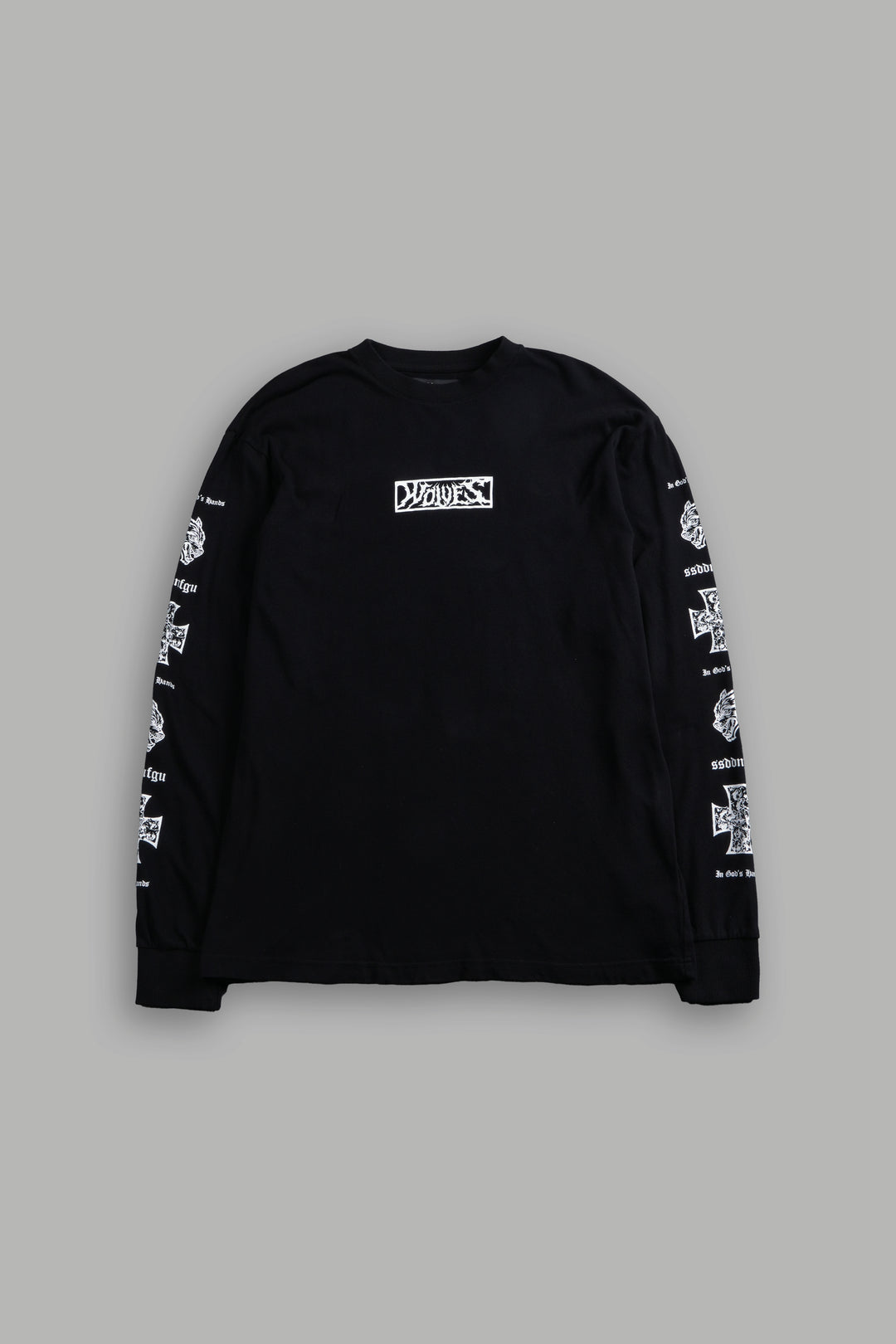 Iron Wolf Pack "Premium" L/S Tee in Black