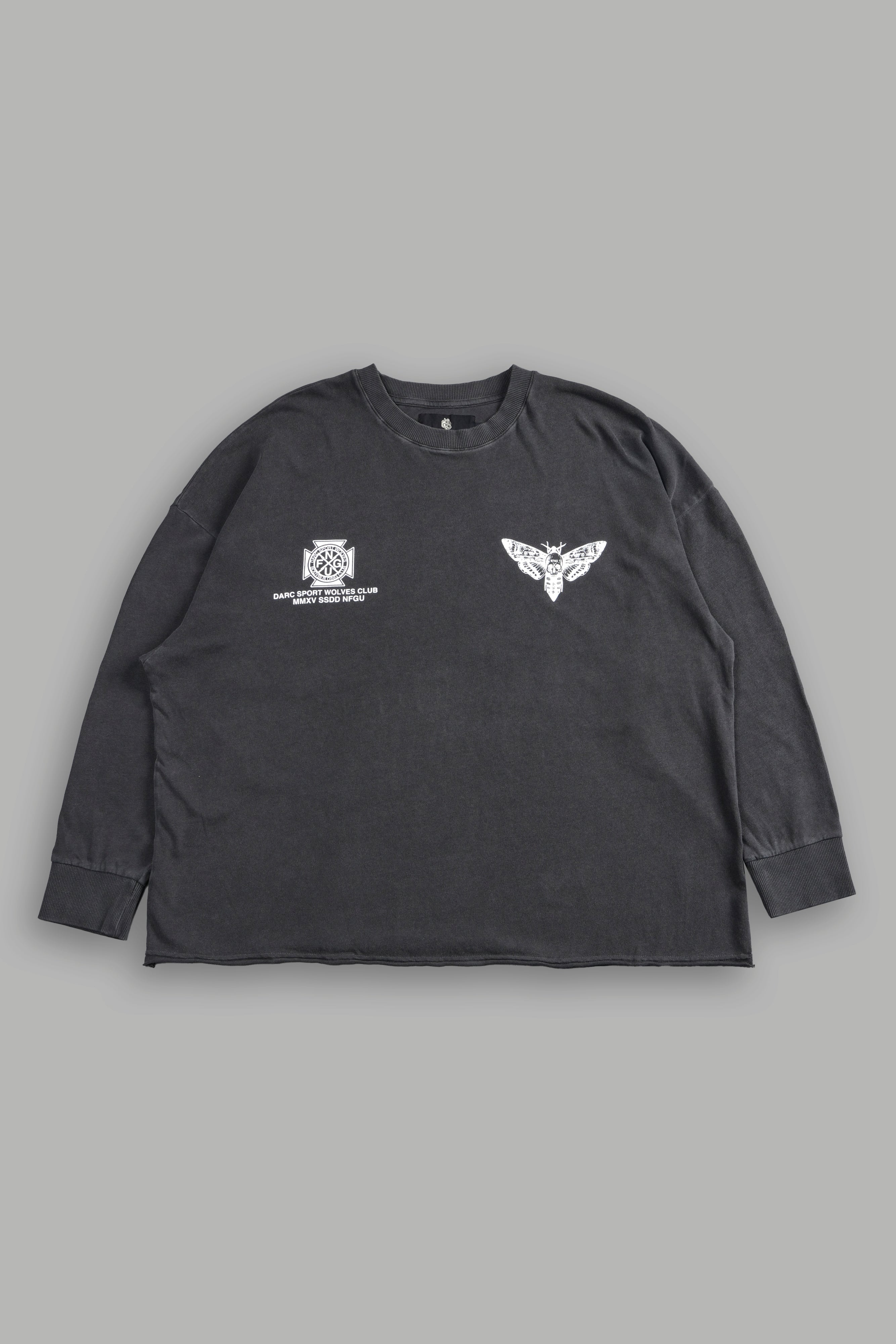 Wolves Tale "Box Cut" L/S Tee in Wolf Gray