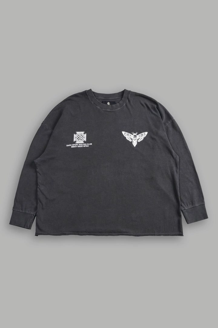 Wolves Tale "Box Cut" L/S Tee in Wolf Gray