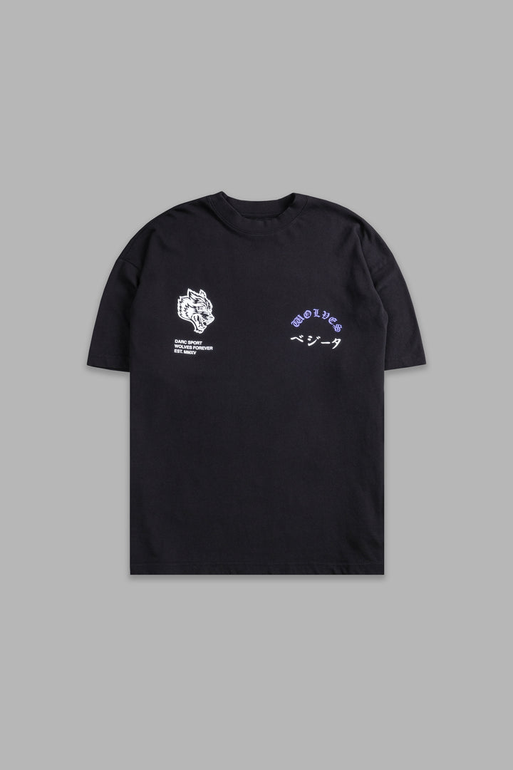 One Of Us "Premium" Oversized Tee in Black