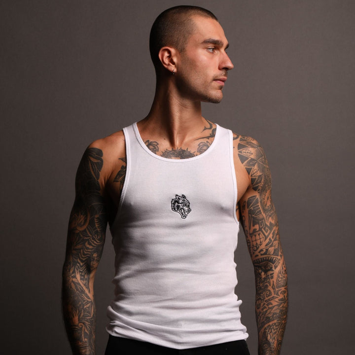 Rep "Ribbed" Tank in White