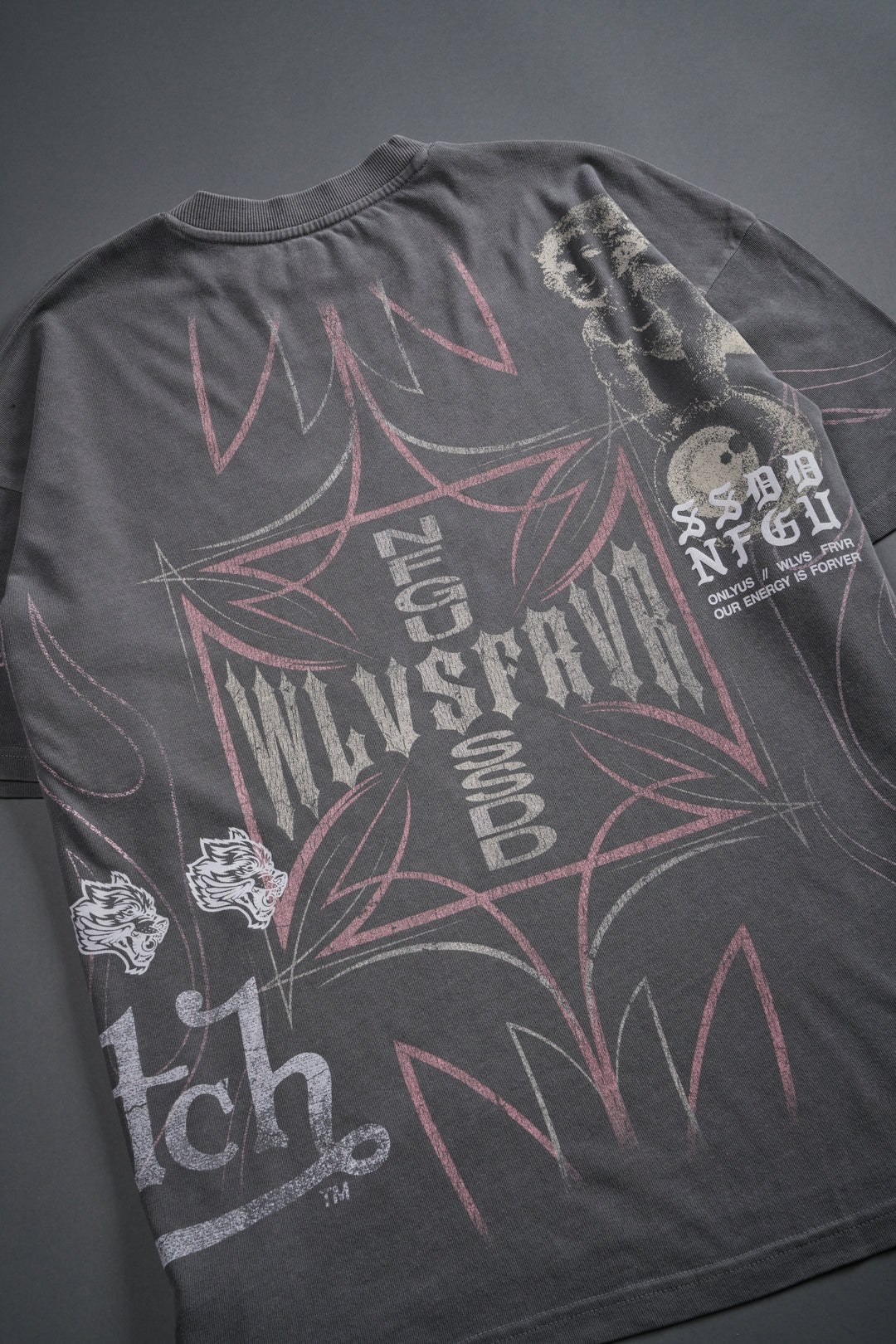 Darc Iron "Side-By-Side" Series Premium Tee in Dove Gray