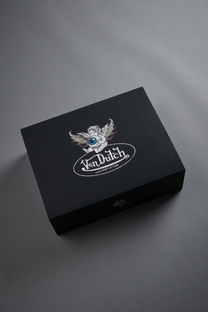 Von Dutch "Side-By-Side" Tee Box Set in Black