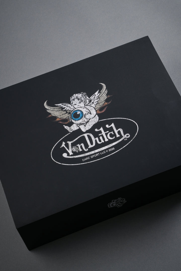Von Dutch "Side-By-Side" Tee Box Set in Black