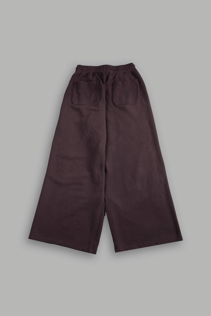 Dual Stud Mia Sweat Pants in Darc Garnet Horizon Sun Fade
