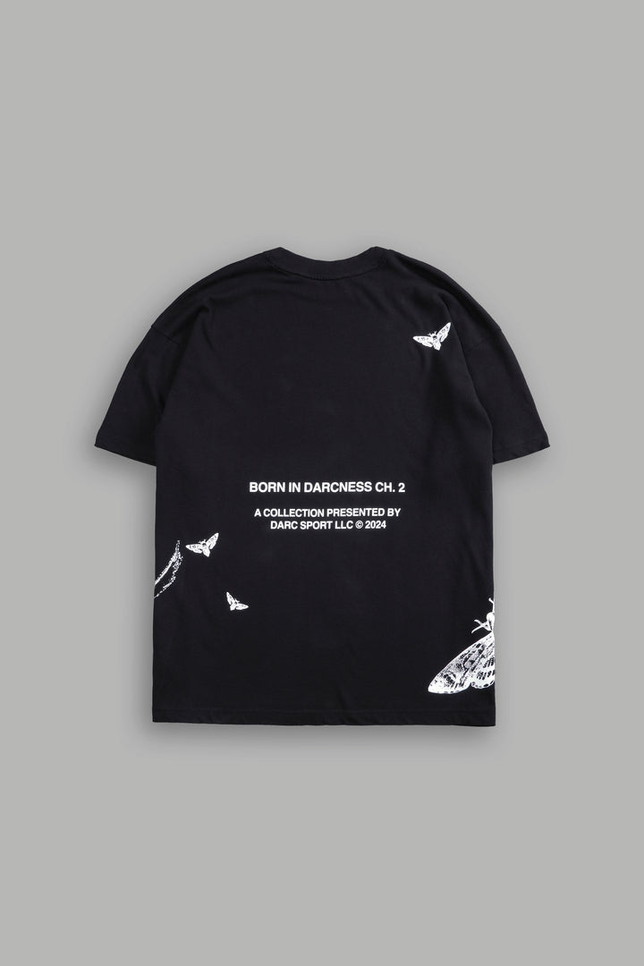 Bane "Side By Side" Oversized Tee in Black