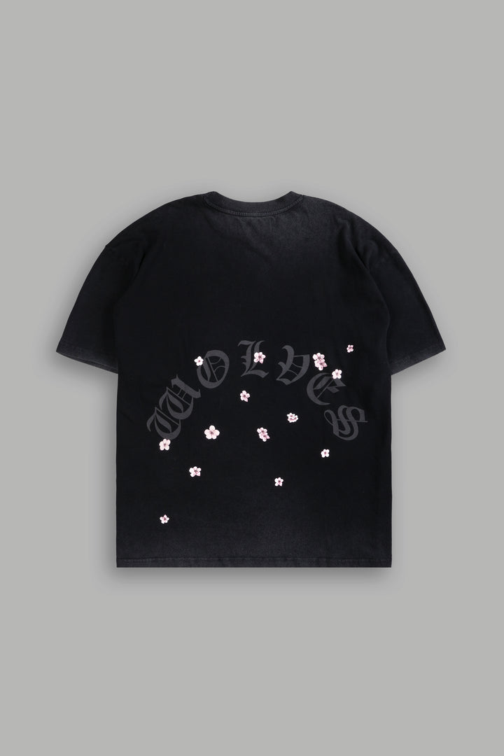 Blood Thirsty Kanji "Premium" Oversized Tee in Black