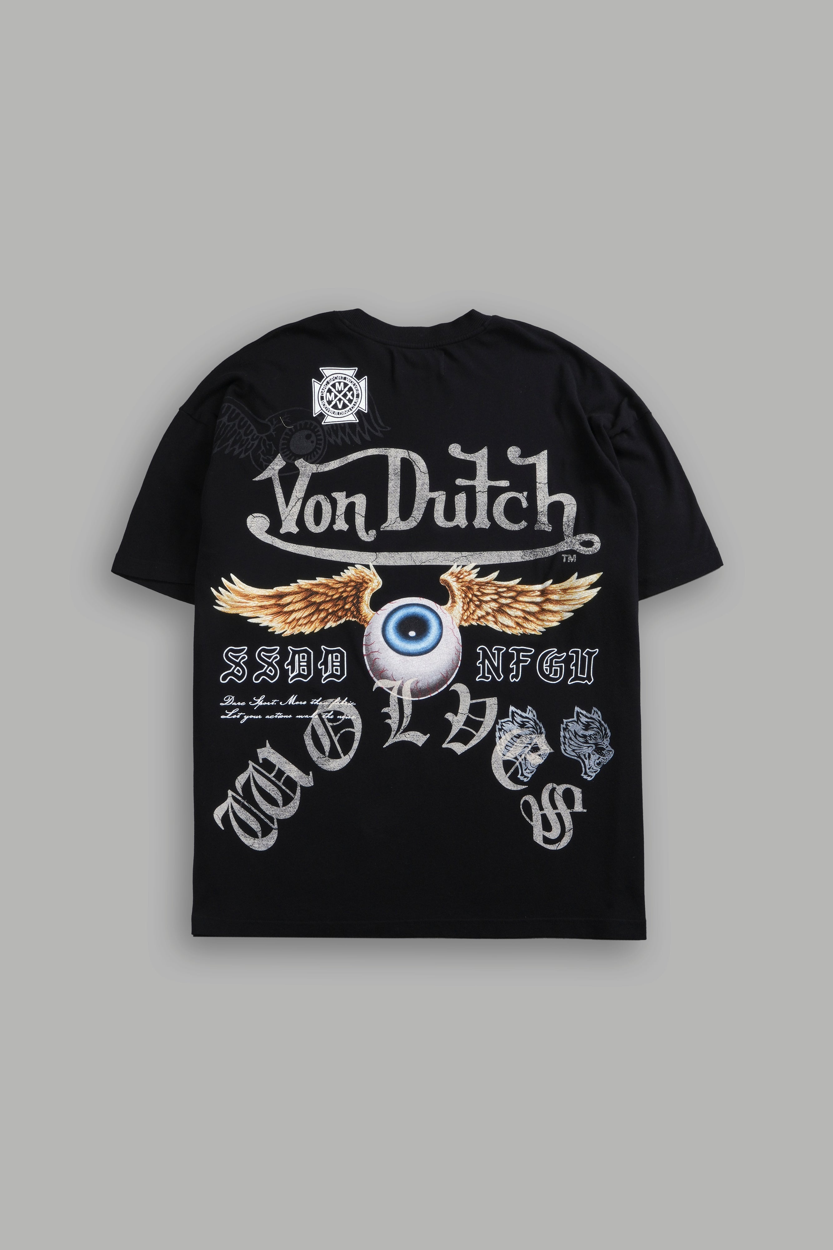 DSVD NFGU Premium Oversized Tee in Black