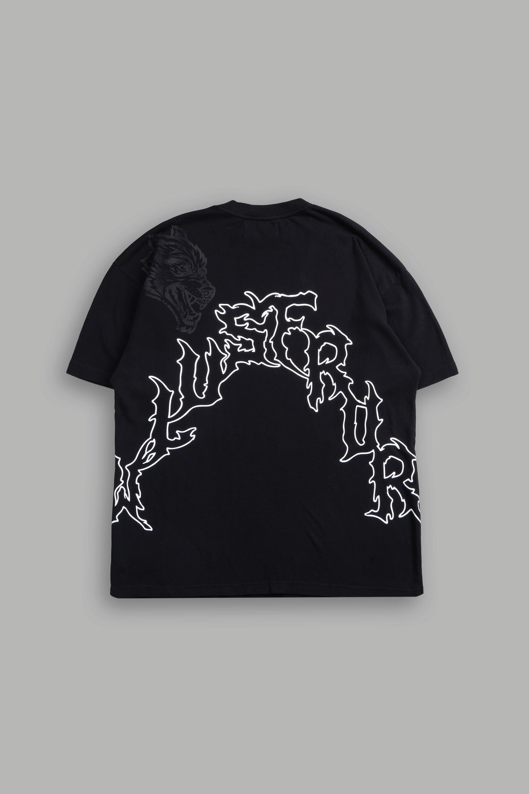 Night Blade Premium Oversized Tee In Black