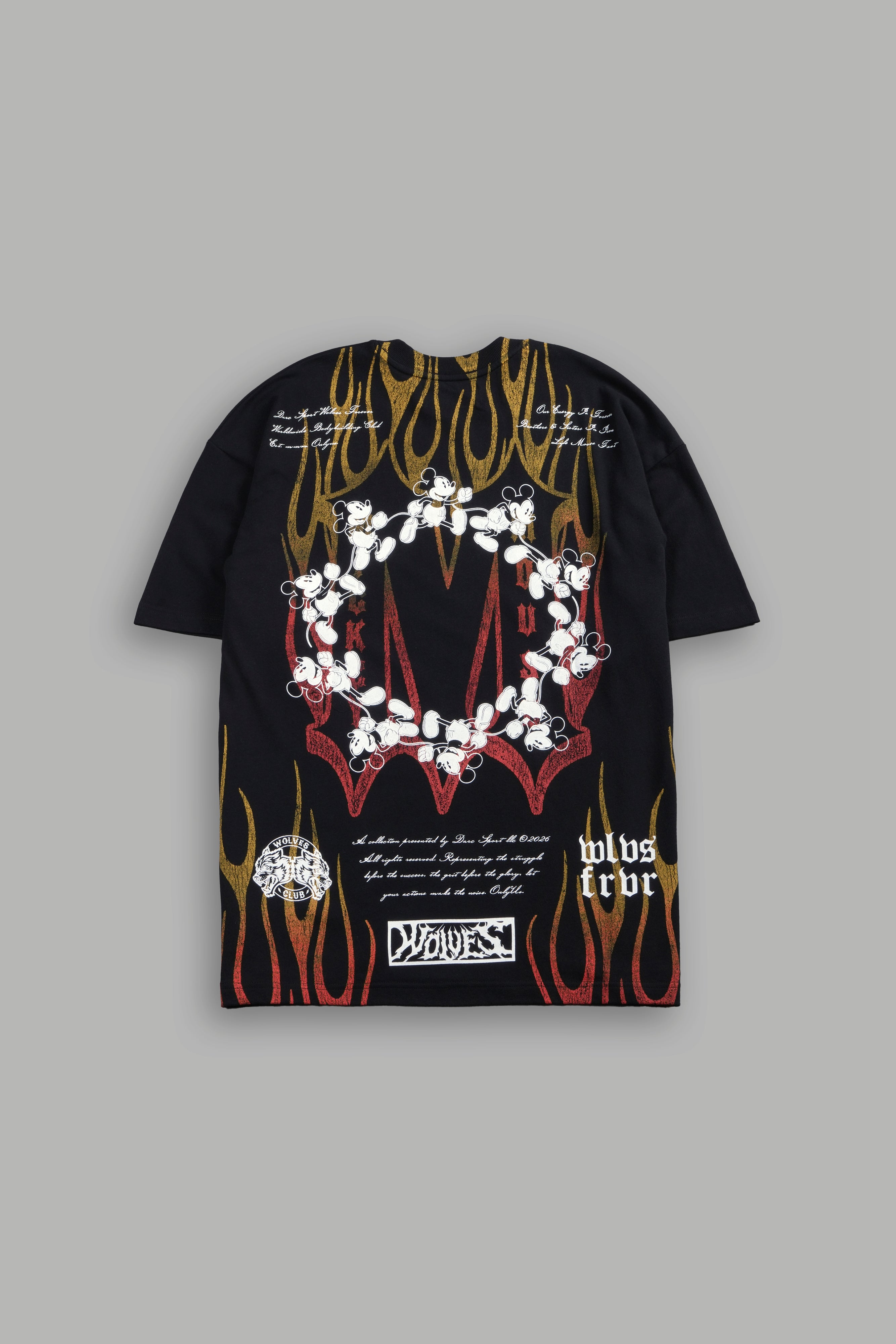 Mickey Forever Premium Oversized Tee in Black