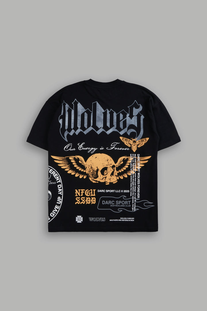 Free Will "Premium" Oversized Tee in Black