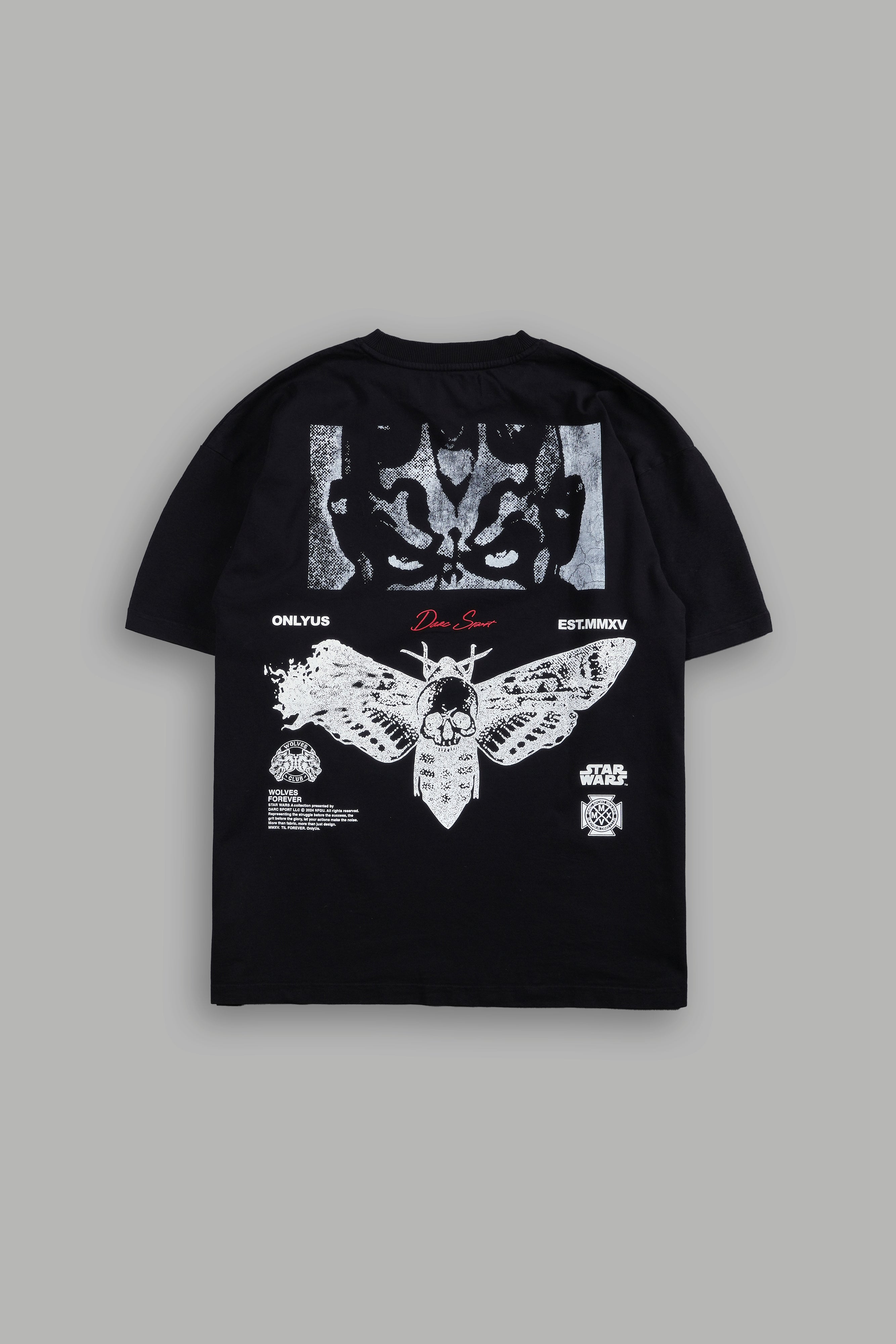 Maul And The Moth "Grunge" Tee in Black