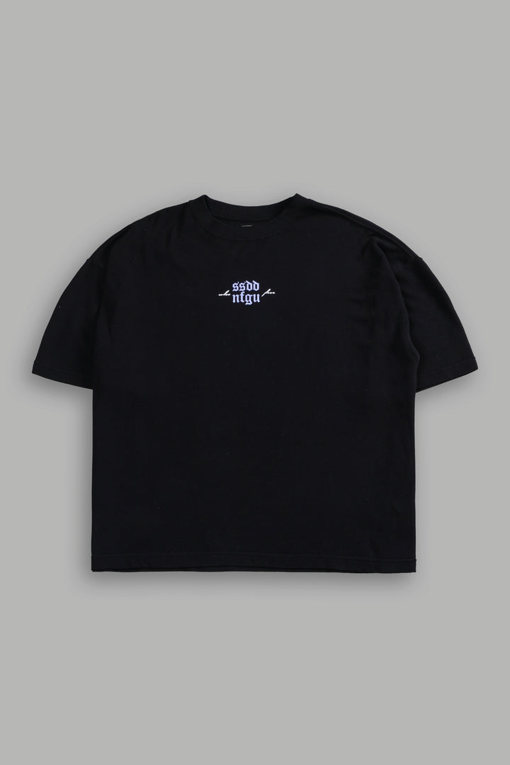 Cat Woman Forever Box Cut "Pump Cover" Tee in Black