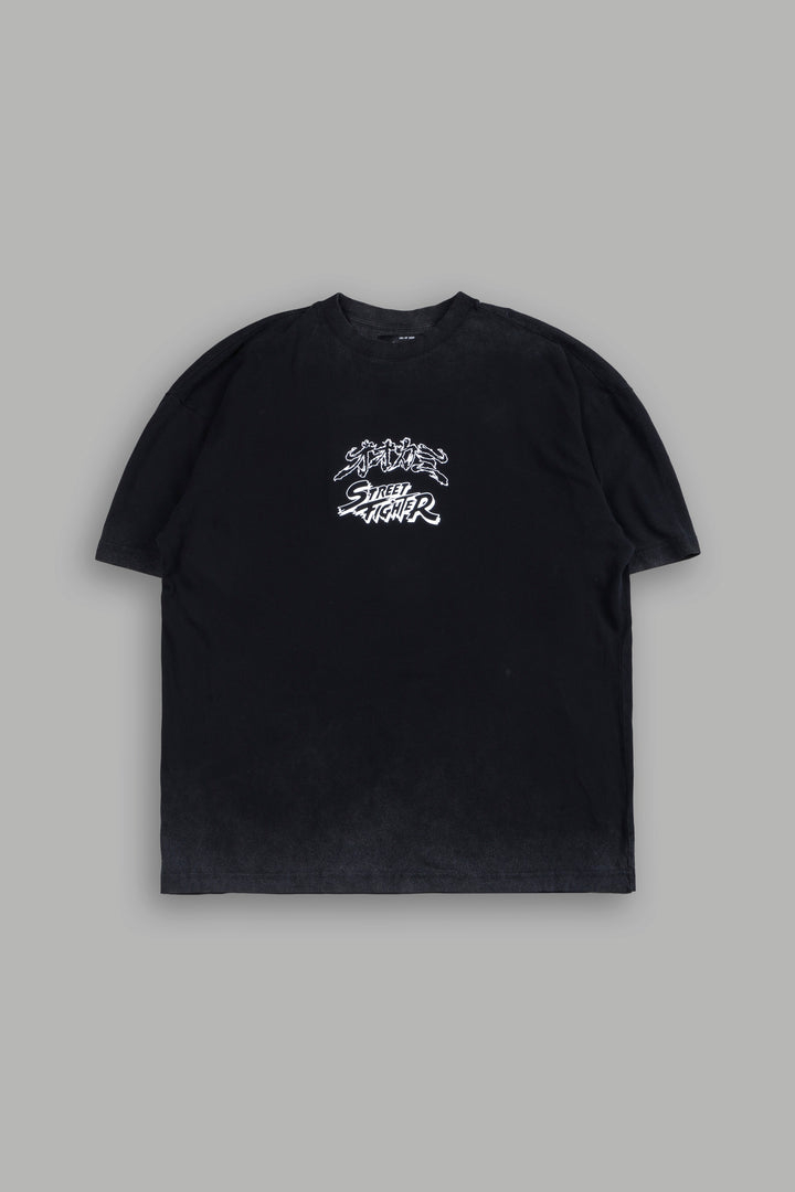 Dragon Rising Premium Oversized Tee In Black
