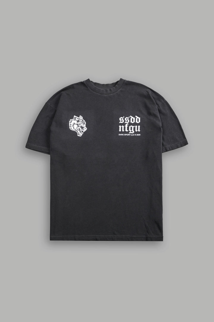 Born Stoic "Premium" Oversized Tee in Wolf Gray
