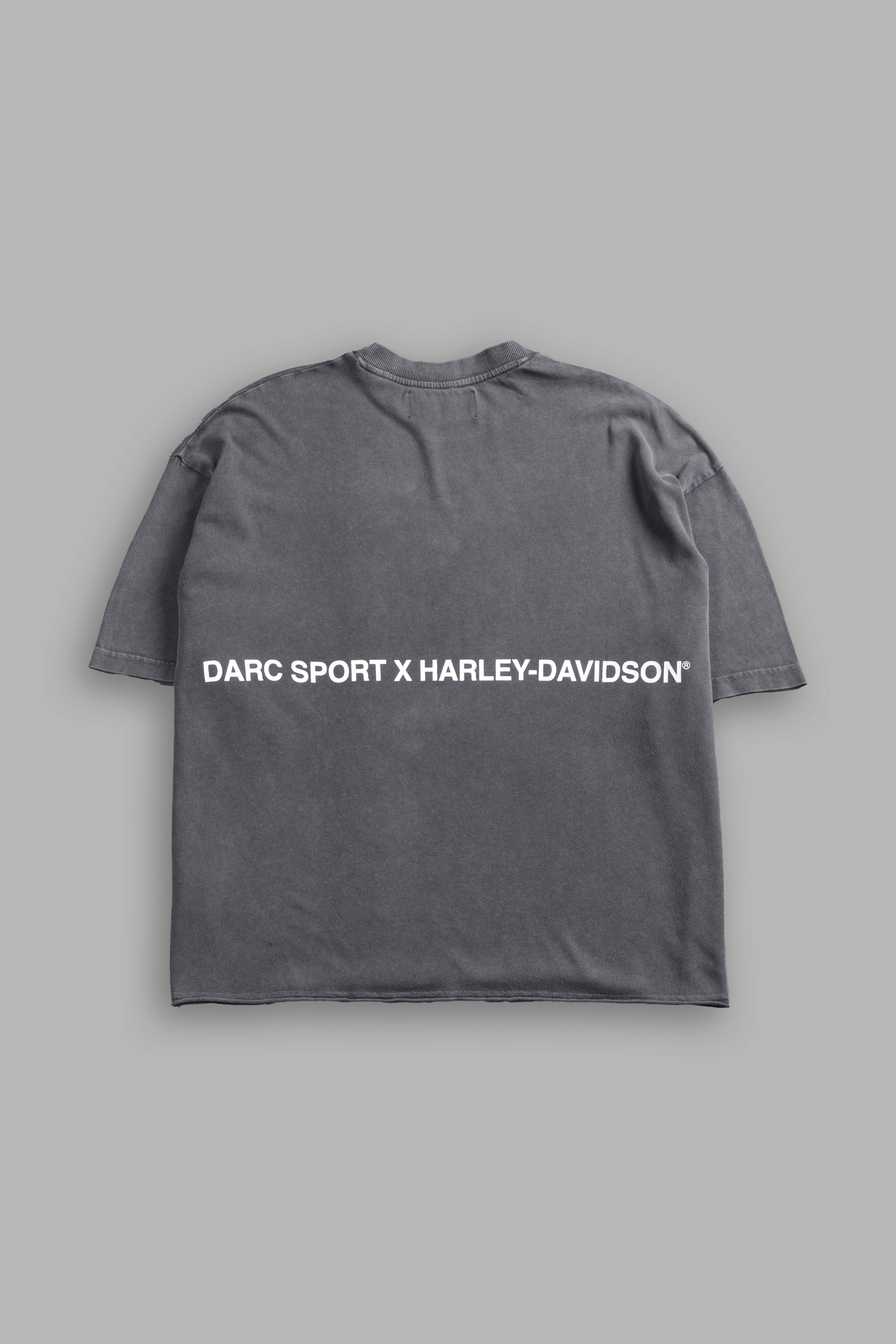 Inferno Shield Premium Unisex Raw Hem "Box Cut" Tee in Slate Gray