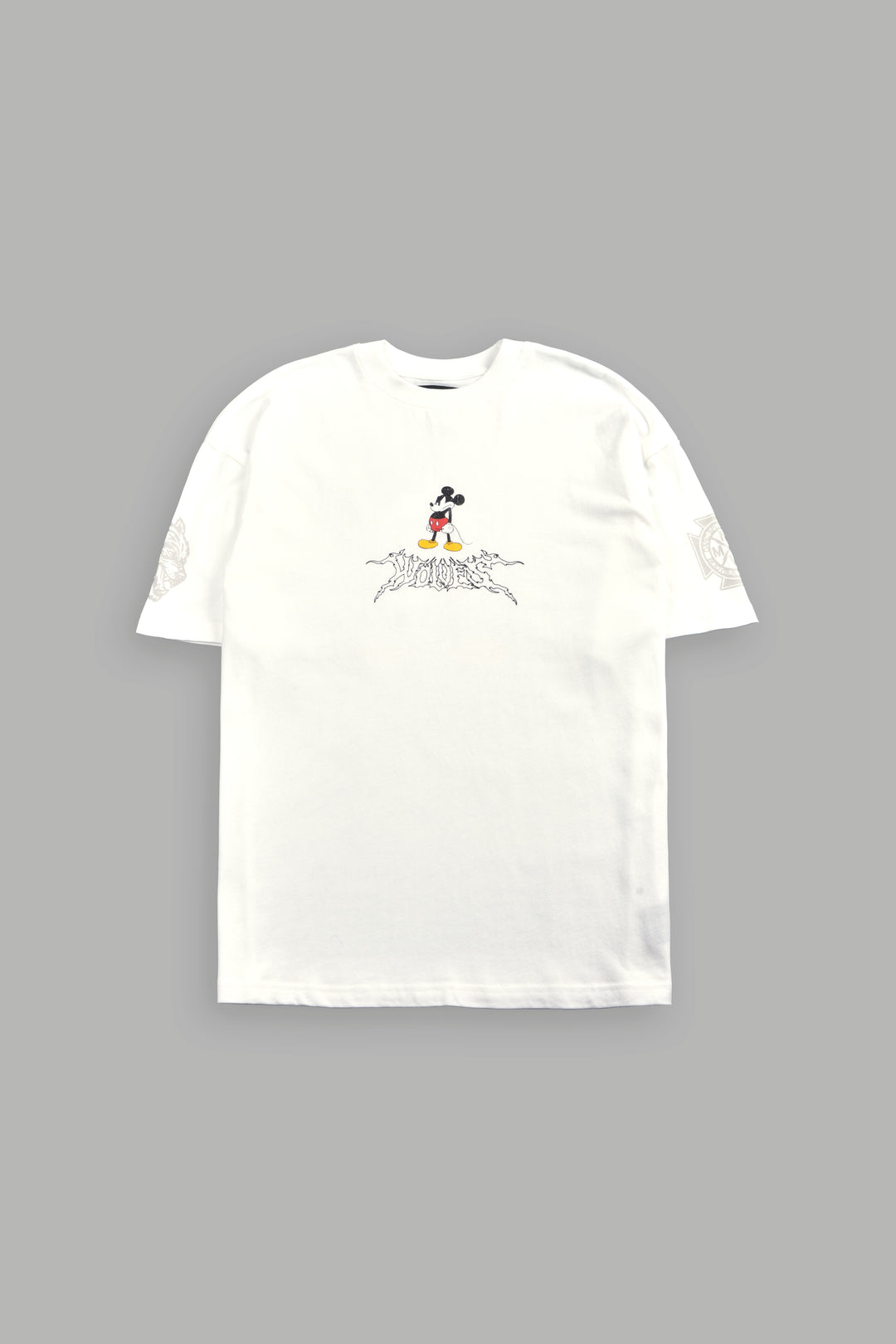 Mickey Wlvsfrvr Premium Oversized Tee in Cream