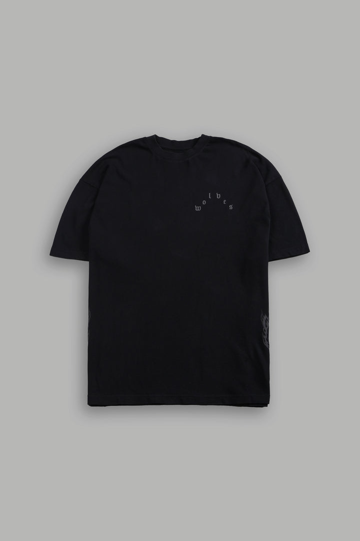 Lineage Frvr Premium Oversized Tee in Black