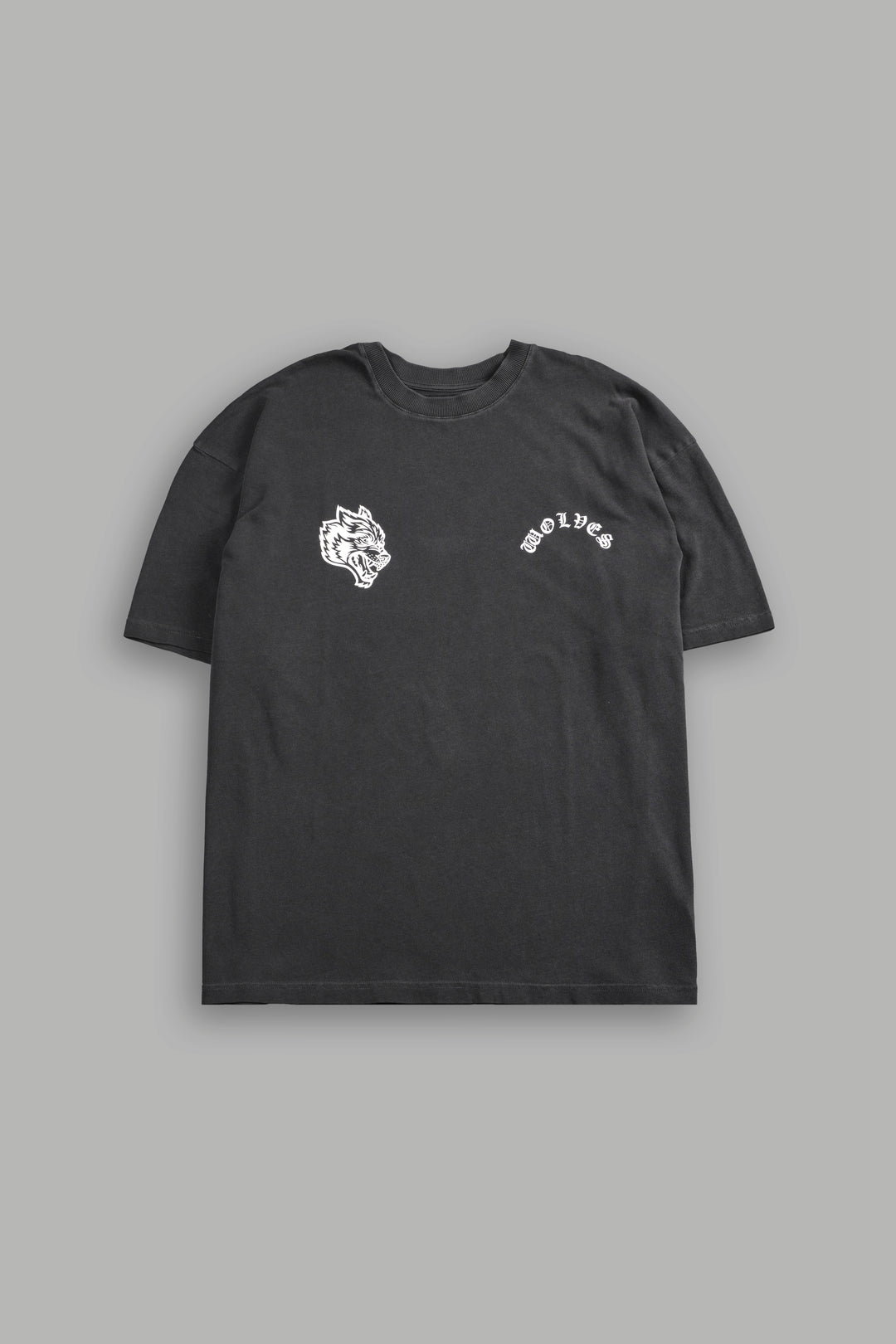 With Credence V2 "Premium" Oversized Tee in Wolf Gray