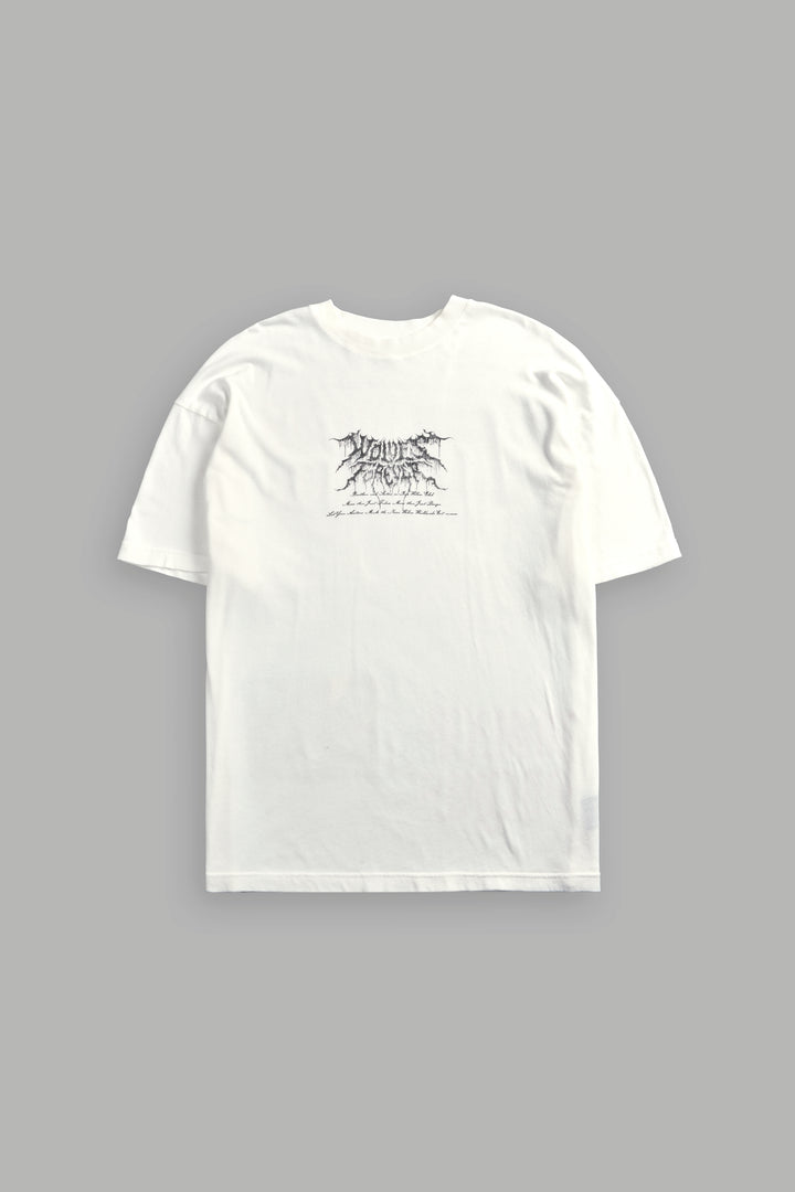 Demon Knight "Premium" Oversized Tee in Cream