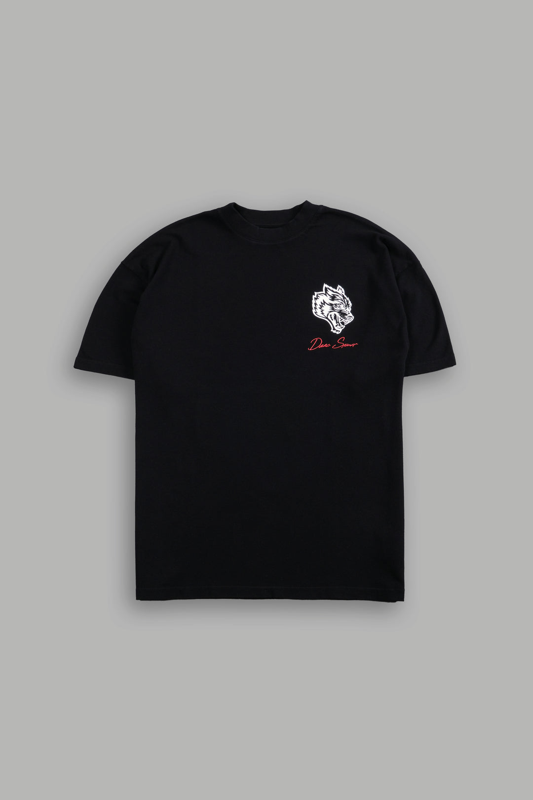 Queen's Shadow "Pump Cover" Tee in Black