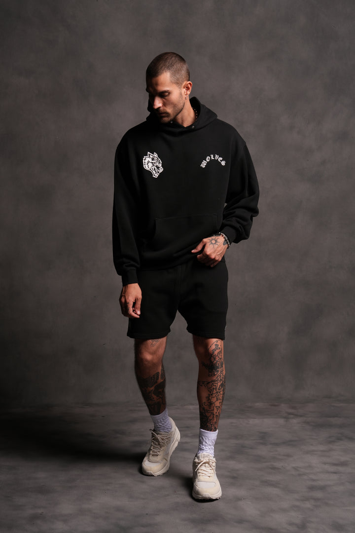 Wolf Chopper FRVR "Pierce" Hoodie in Black