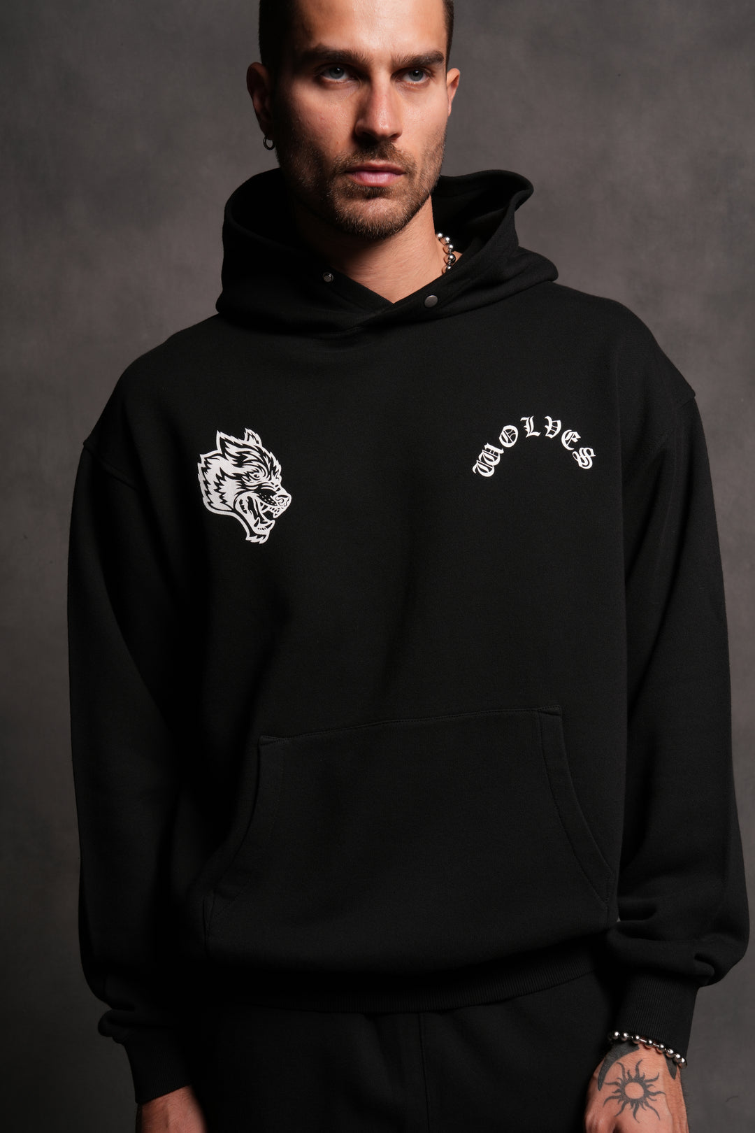 Wolf Chopper FRVR "Pierce" Hoodie in Black