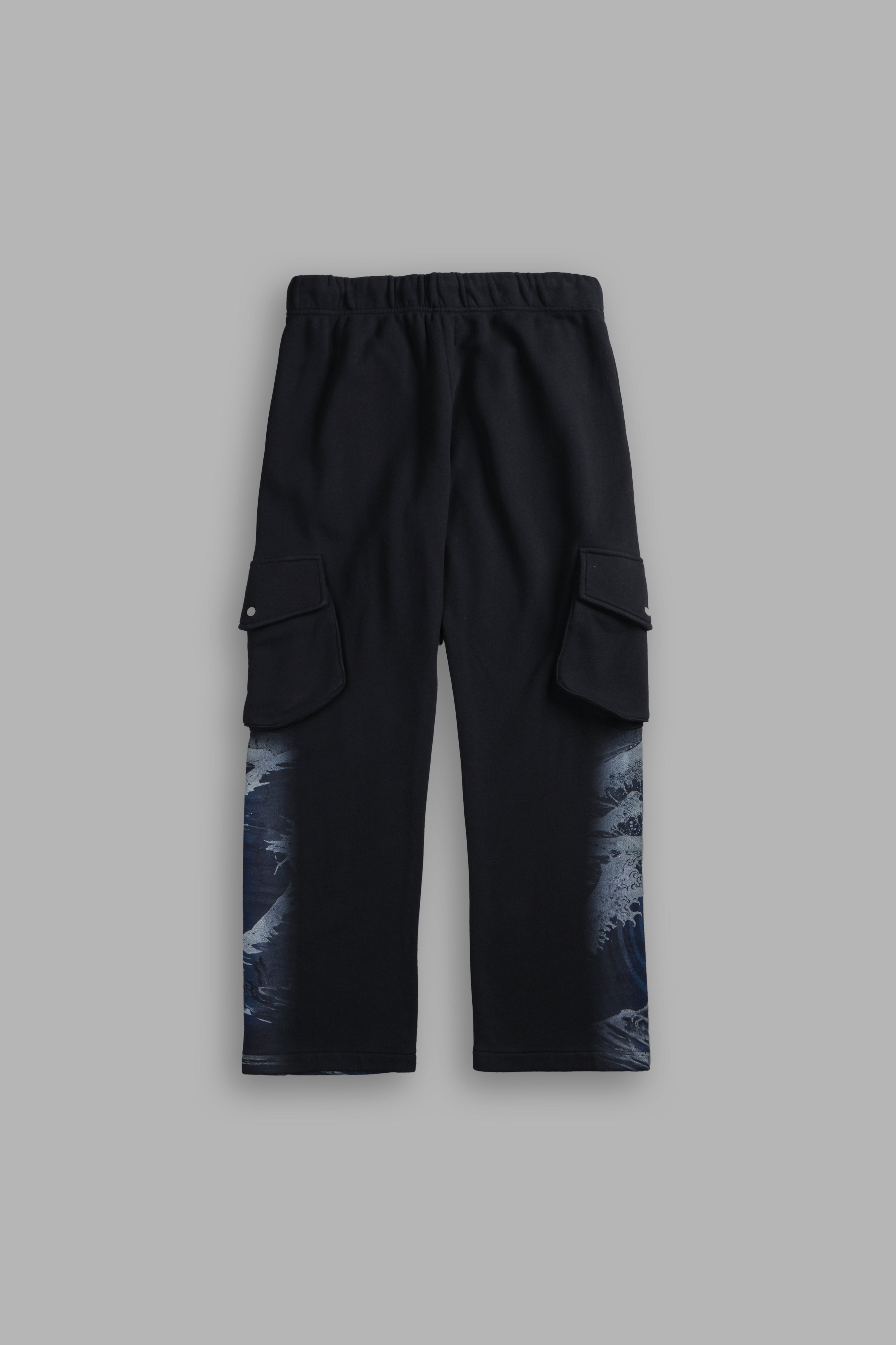 Virtues Bigelow Cargo Sweat Pants in Black