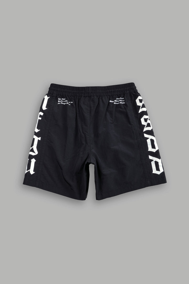 SSDDNFGU Remind Track Shorts in Black/Black