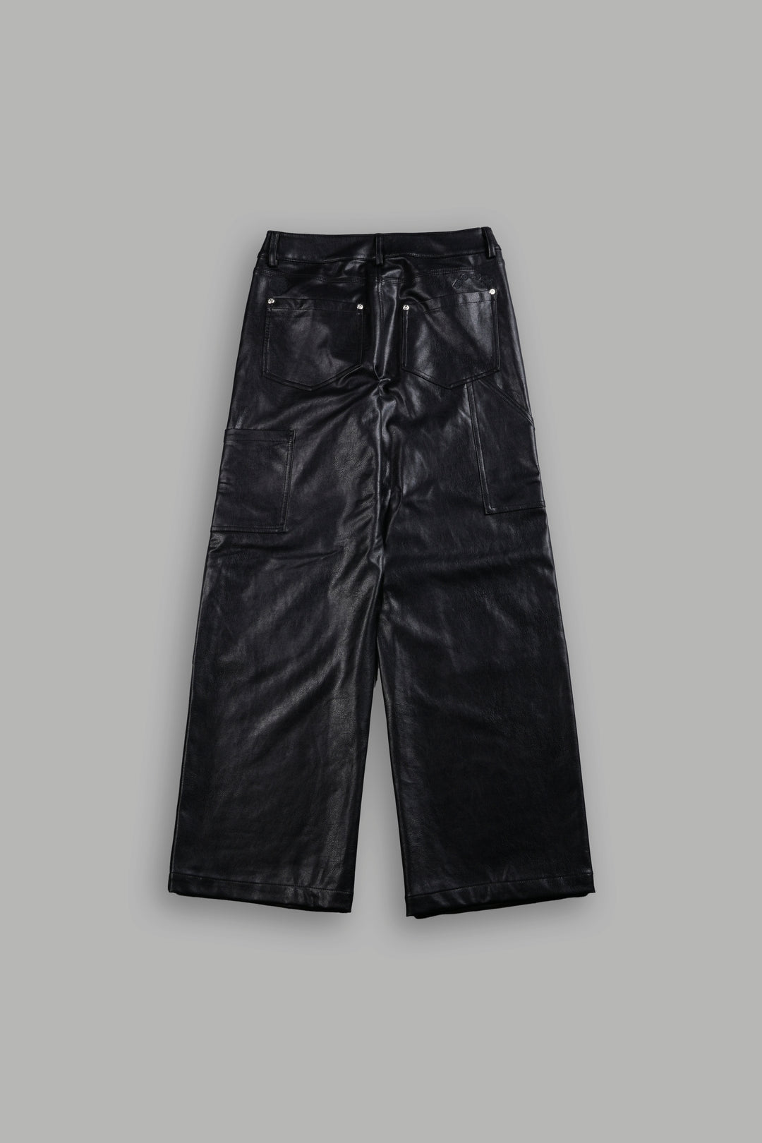 Wolf Chopper Ryder Leather Pants in Black