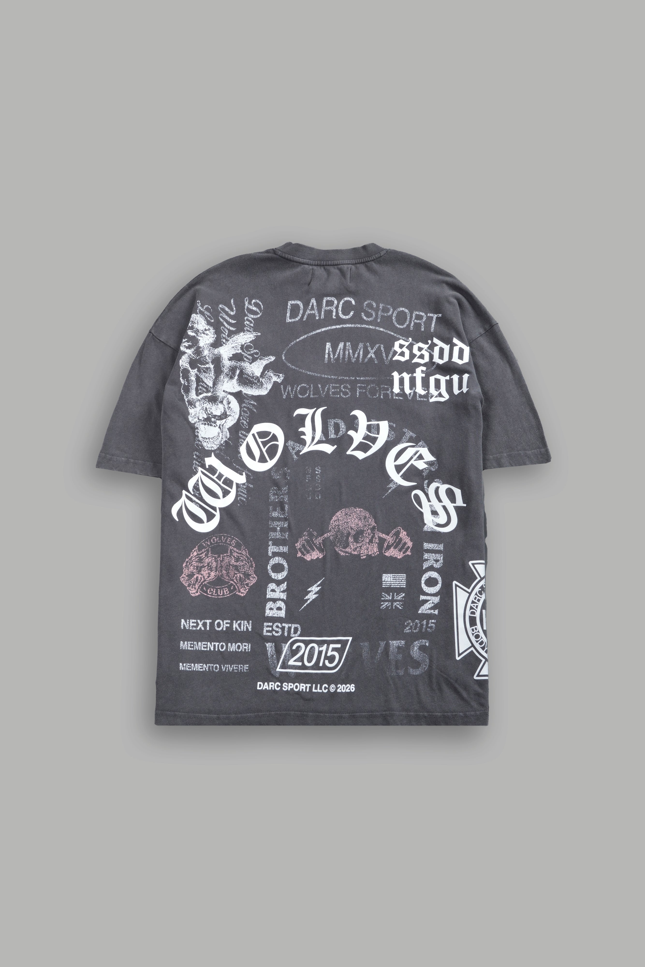 Next Of Kin NFGU Premium Oversized Tee in Slate Gray
