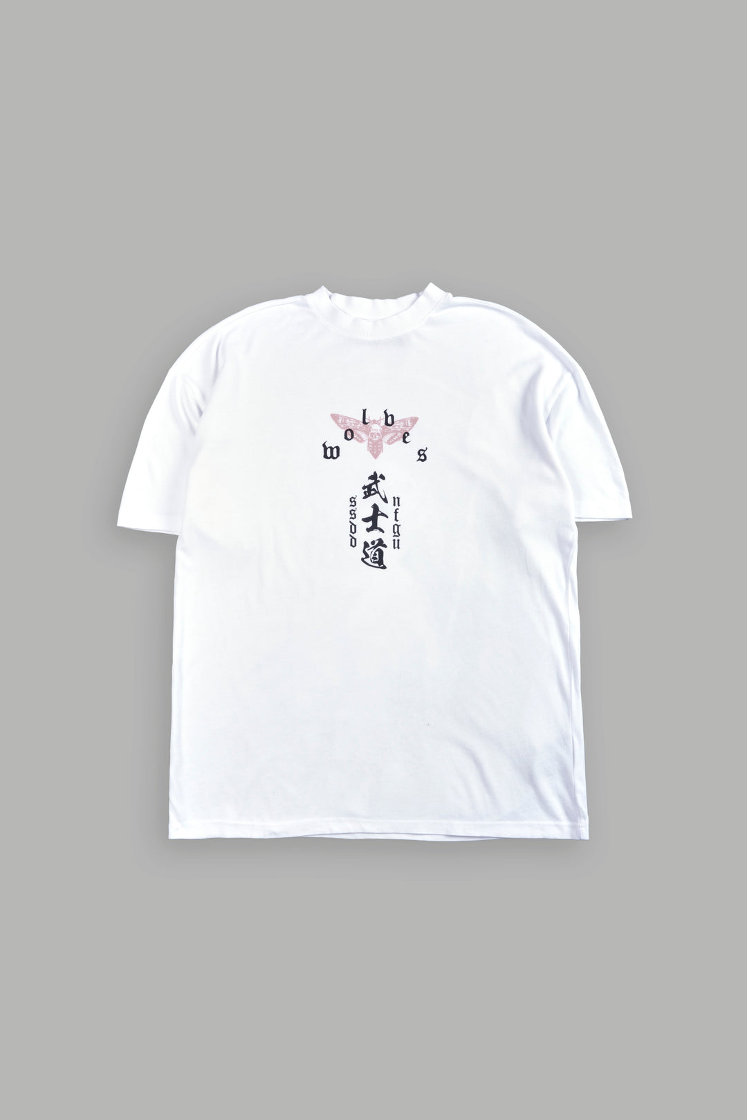 Shinigami'S Embrace Premium Oversized Tee in White