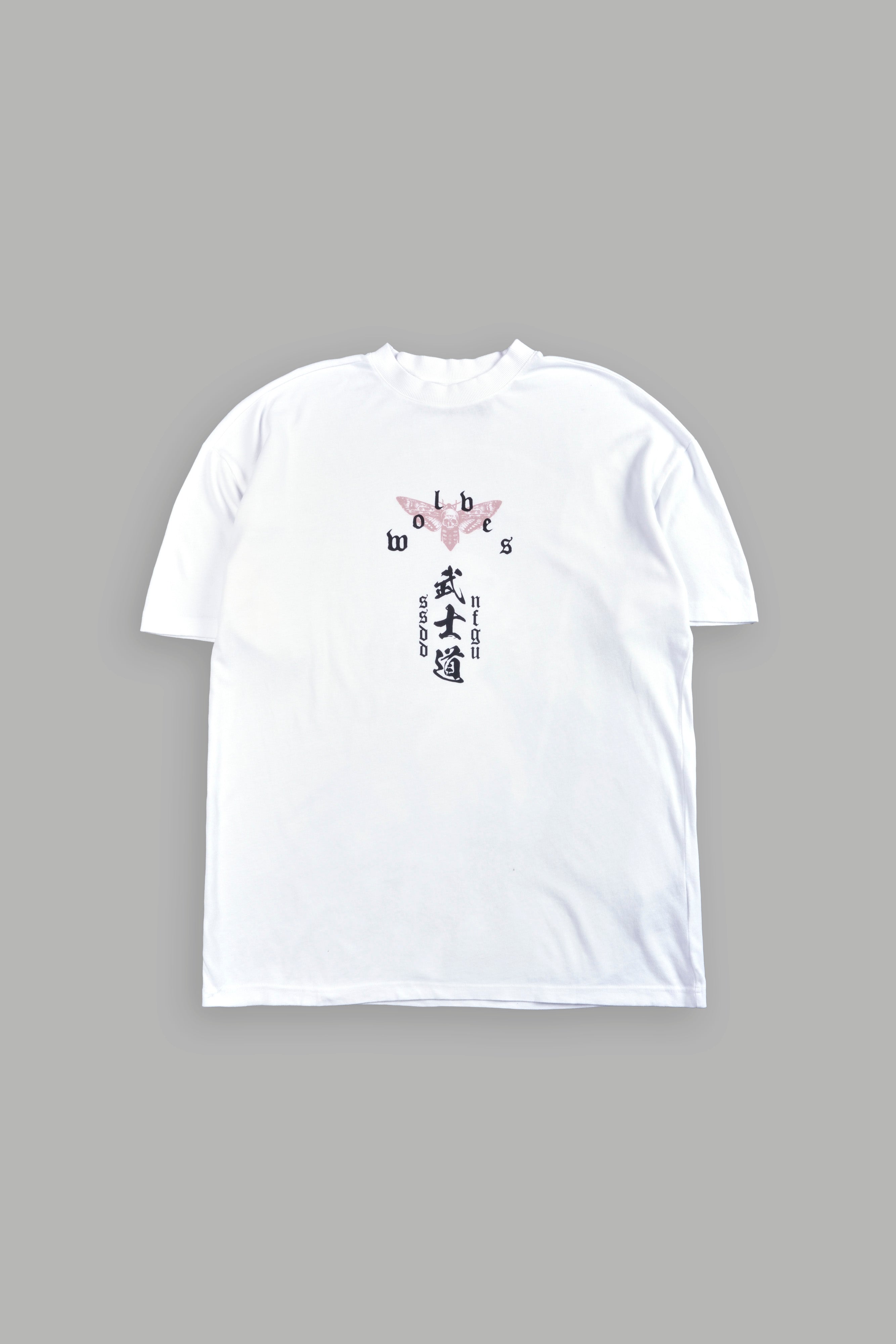Shinigami'S Embrace Premium Oversized Tee in White