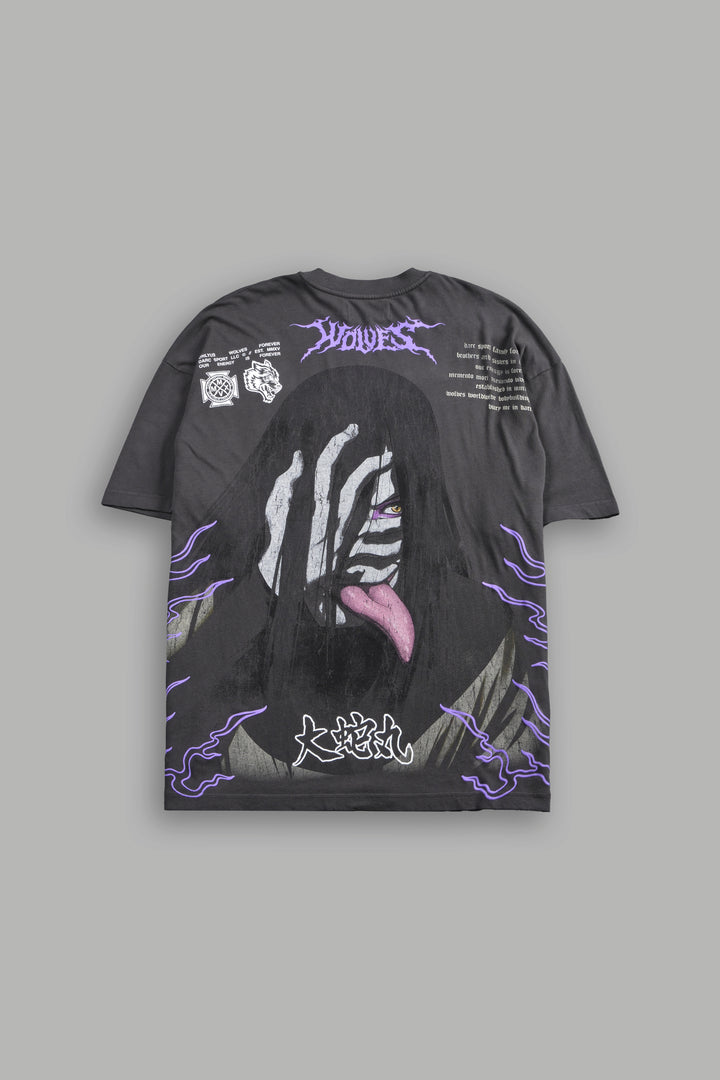 Live Forever Premium Oversized Tee in Wolf Gray