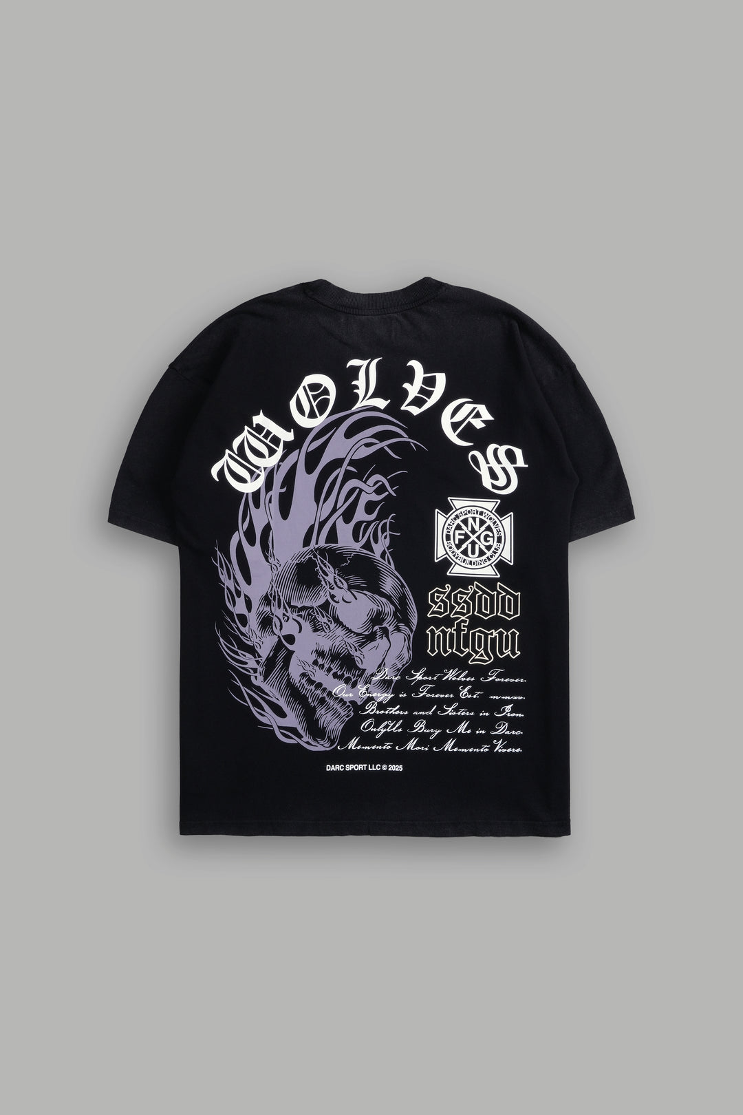 Through Hell "Premium" Oversized Tee in Black